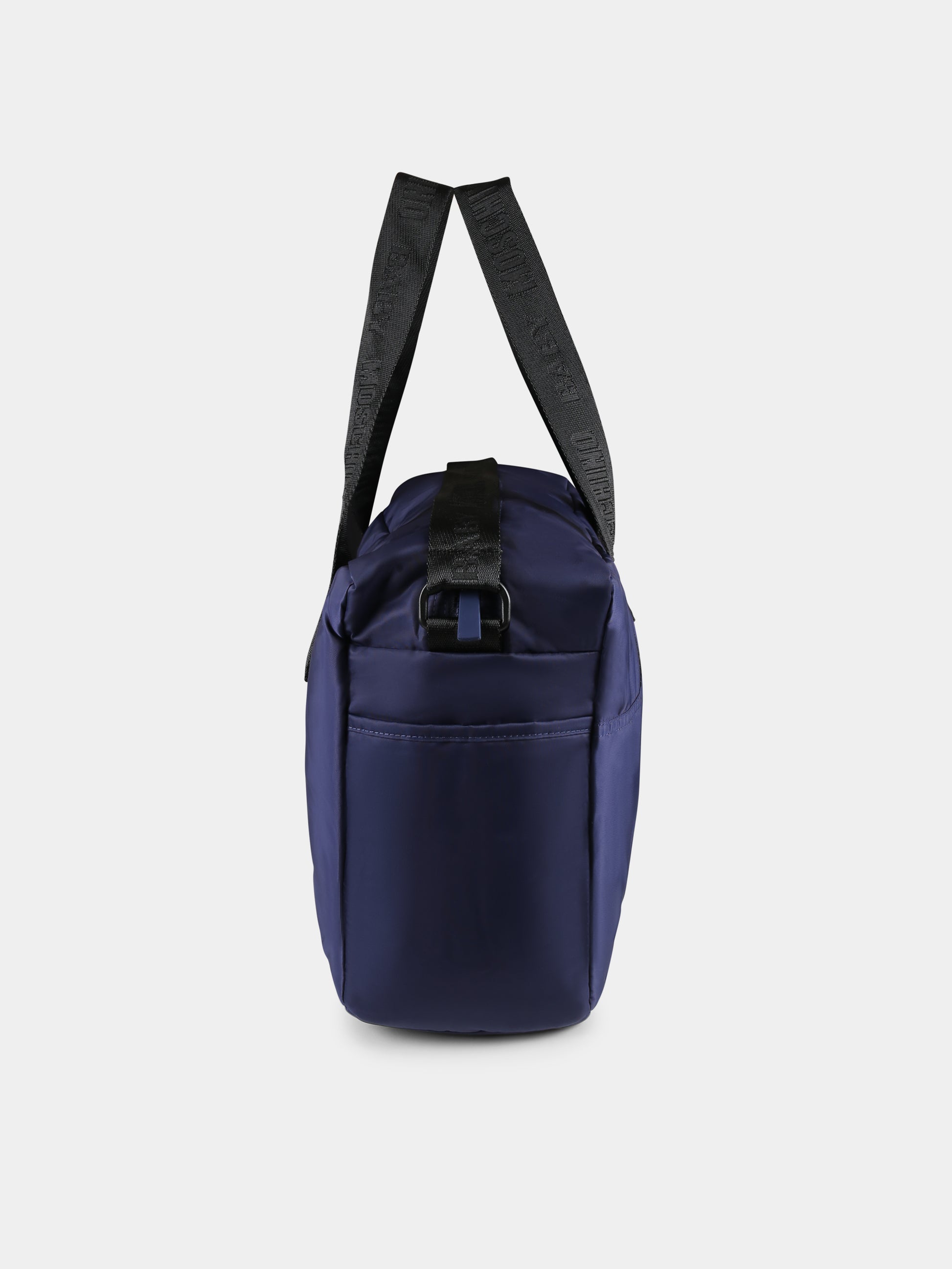 Borsa mamma blu per neonato con Teddy Bear,Moschino Kids,MUX05C L3A89 40016