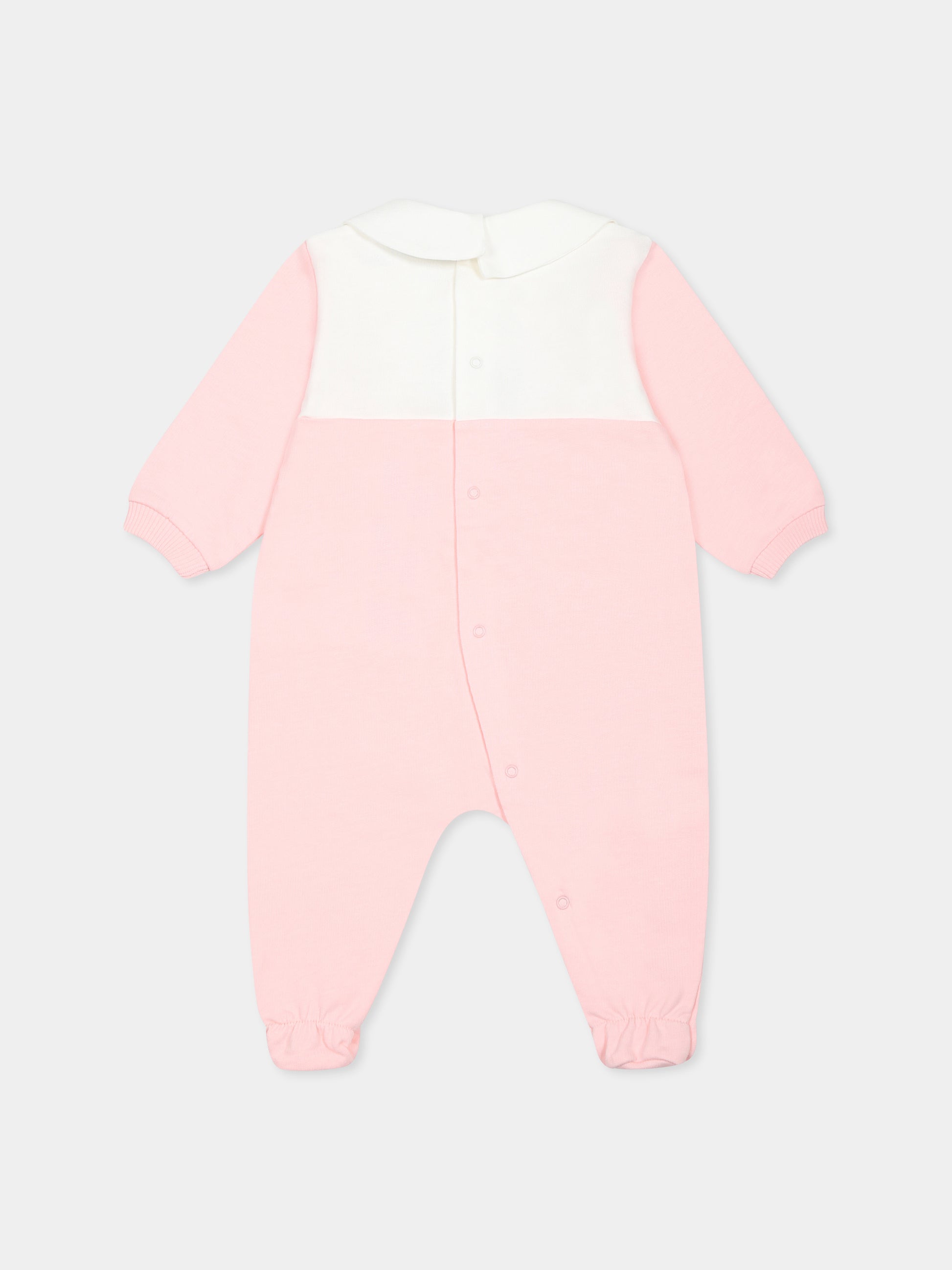 Tutina rosa per neonata con Teddy Bear,Moschino Kids,MUY07F LCA51 50209