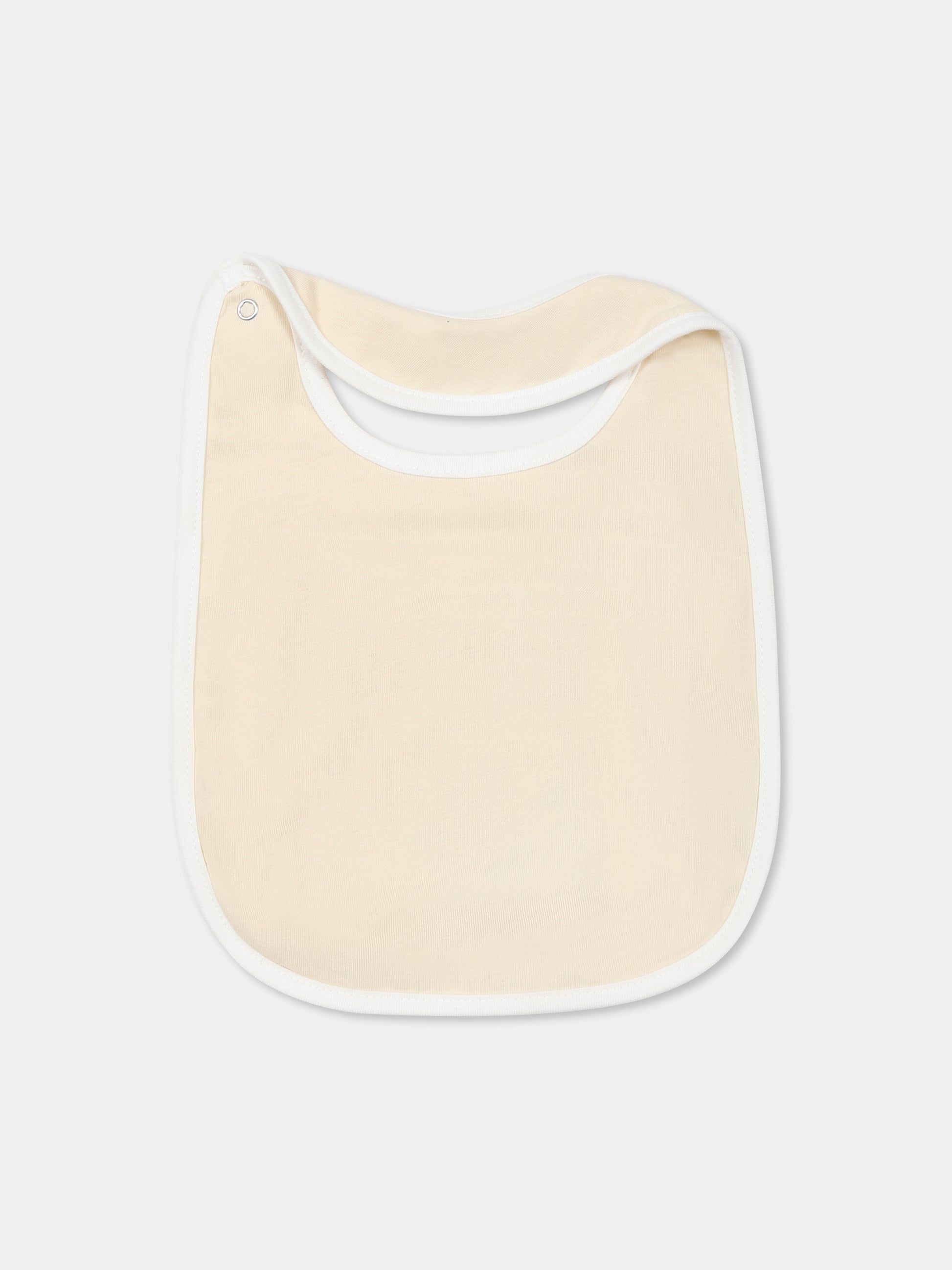 Set bavaglini beige per neonati con Teddy Bear,Moschino Kids,MUY087 LAA03 20404