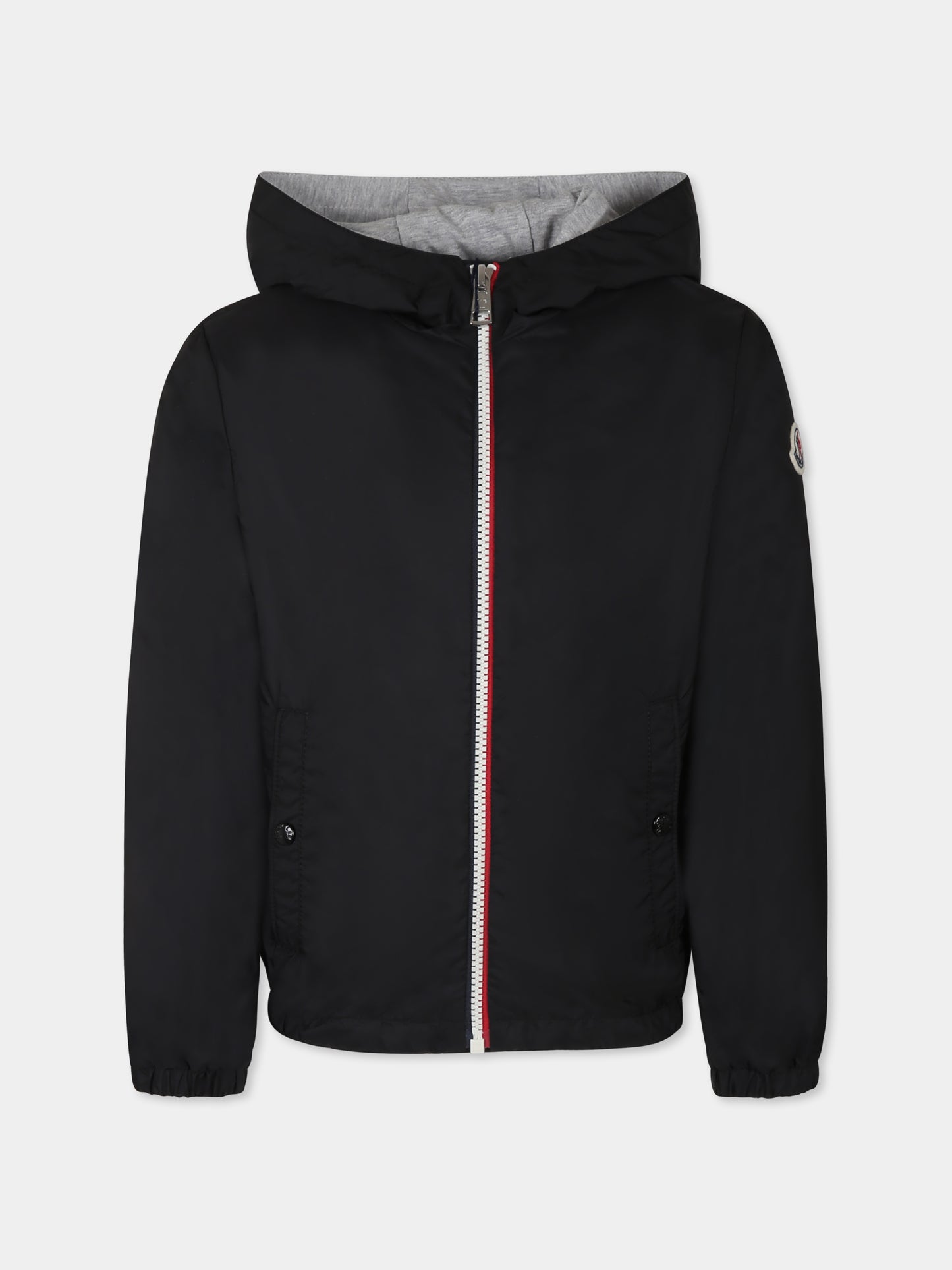 Giacca a vento New Urville nera per bambino con logo,Moncler Kids,K1954 1A00057 53A5E 999