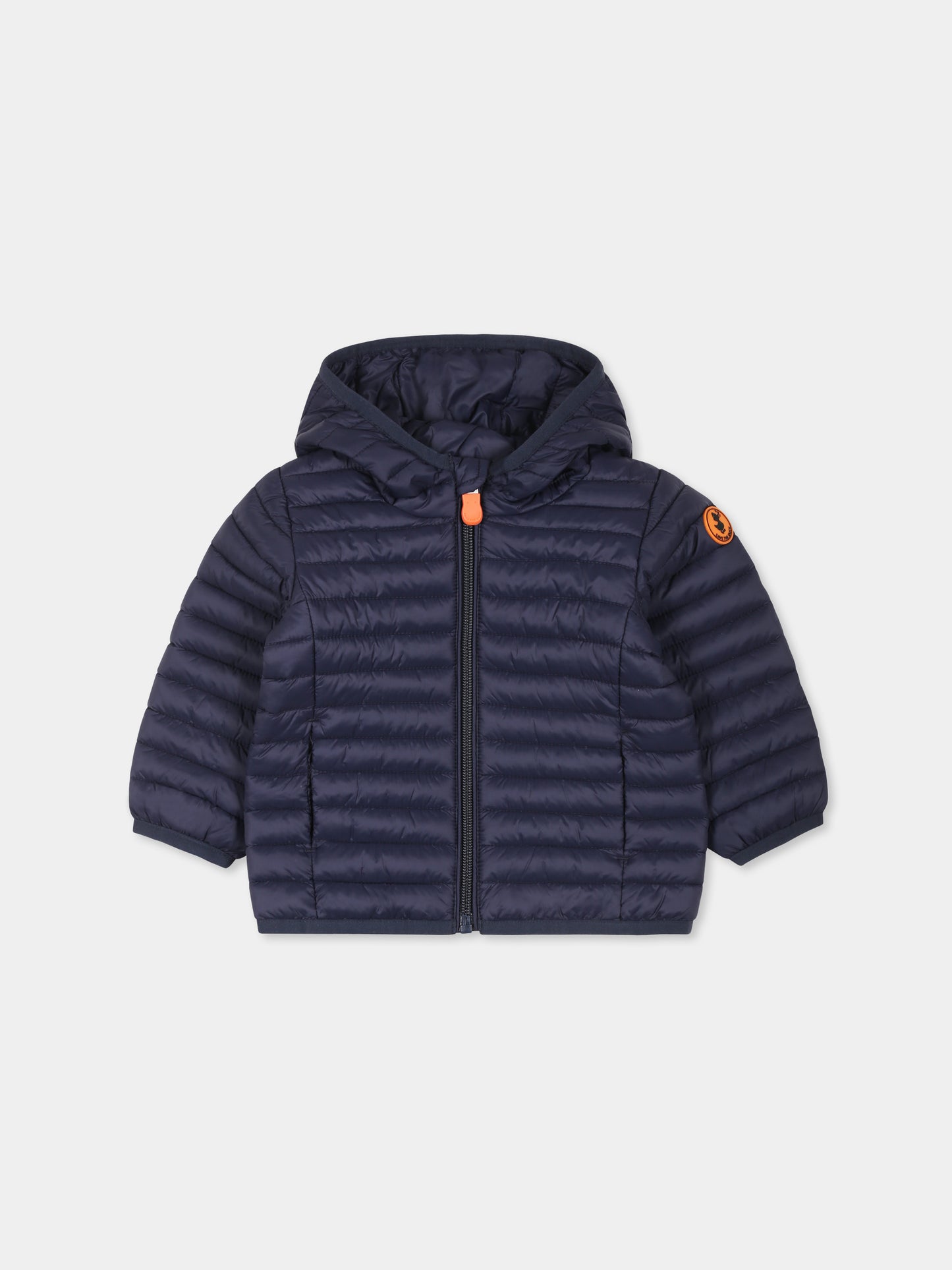 Piumino Nene blu per neonato con logo,Save The Duck Kids,I30003X GIGA20 90000