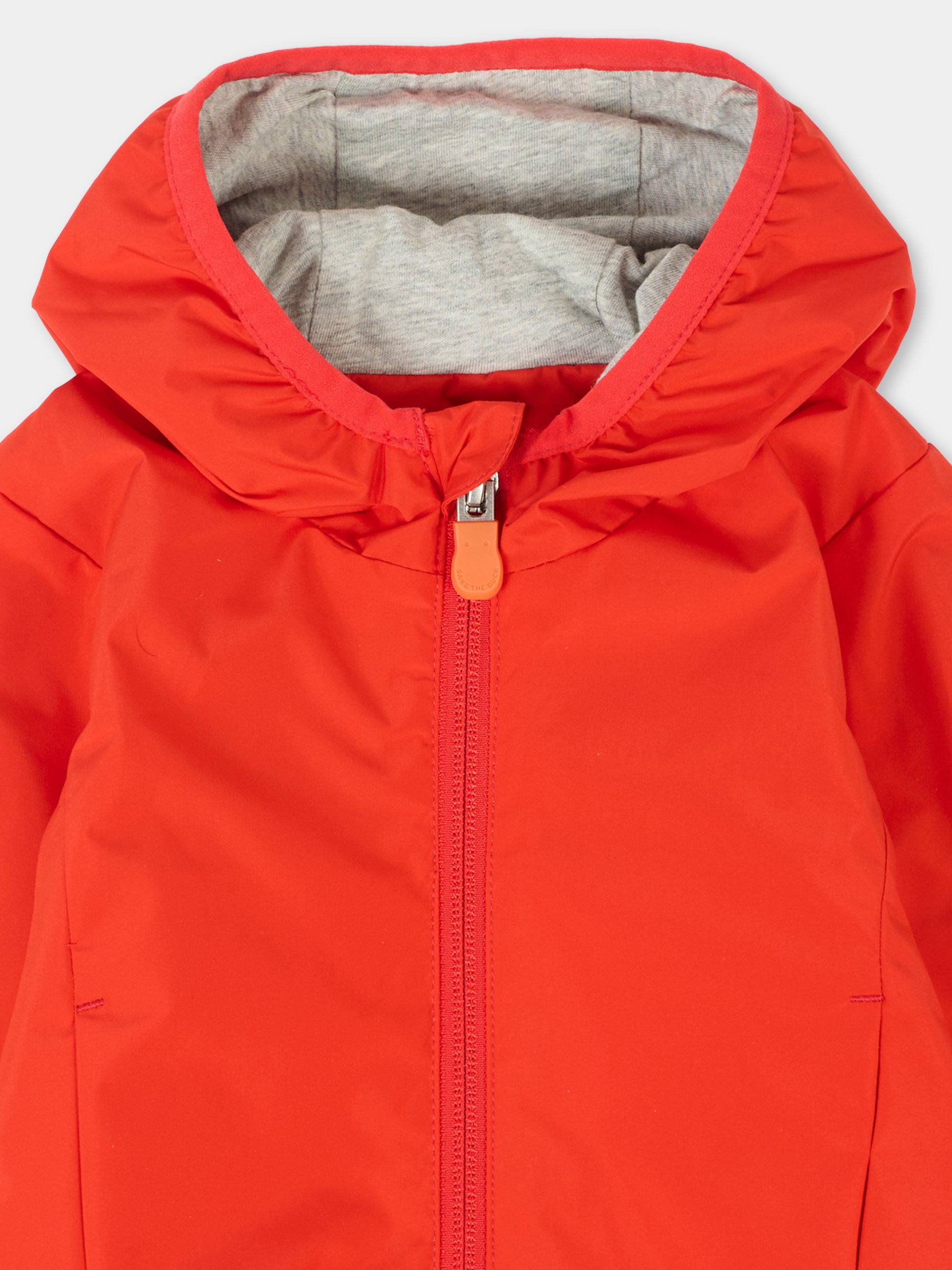 Giacca a vento Coco rossa per neonato con logo,Save The Duck Kids,I30006X WIND20 70020