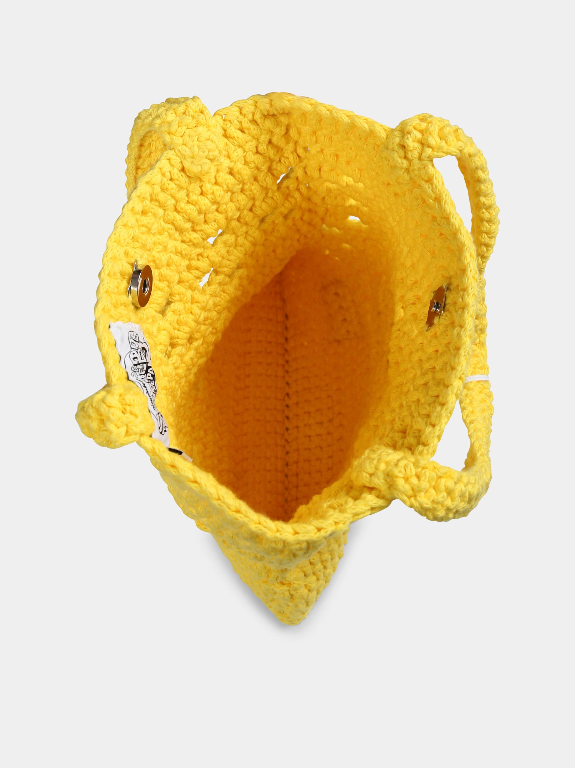 Borsa gialla per bambina con SpongeBob,Stella Mccartney Kids,TW0B08 Z2942 244