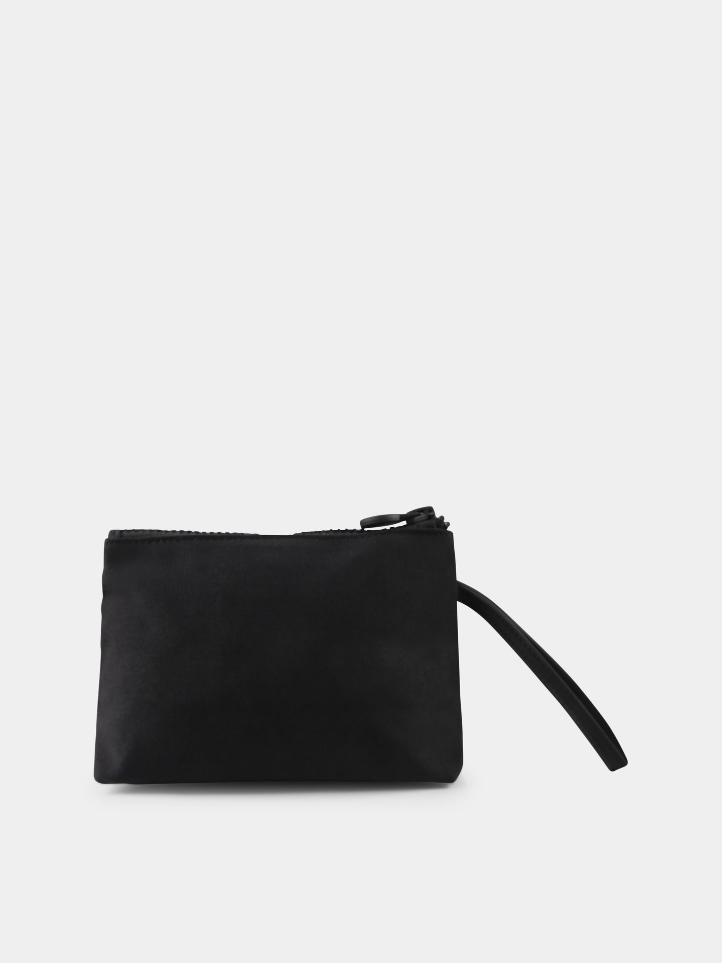 Black clutch for kids with logo