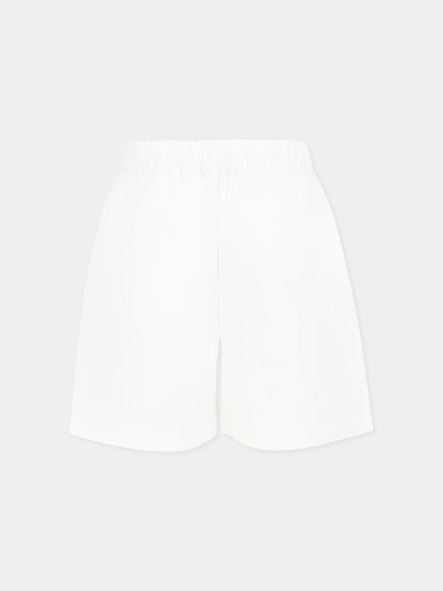 Shorts avorio per bambino con logo,Msgm Kids,S5MSJBBE013 013