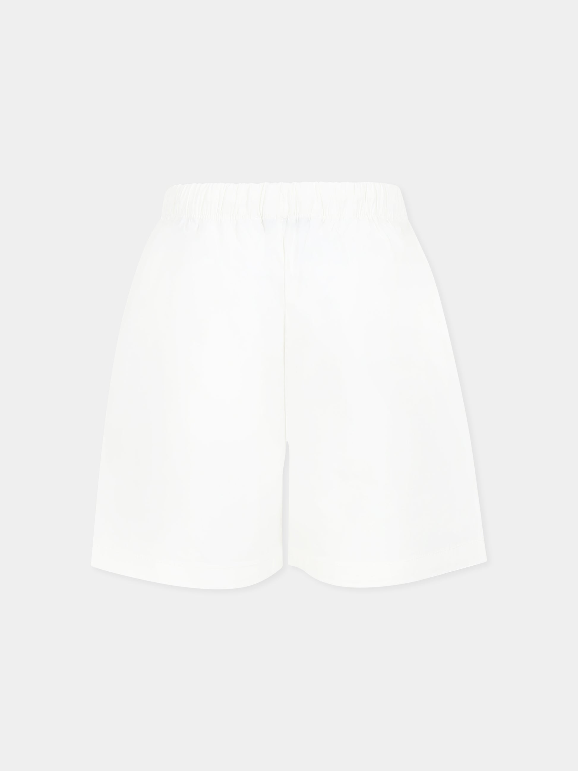 Shorts avorio per bambino con logo,Msgm Kids,S5MSJBBE013 013