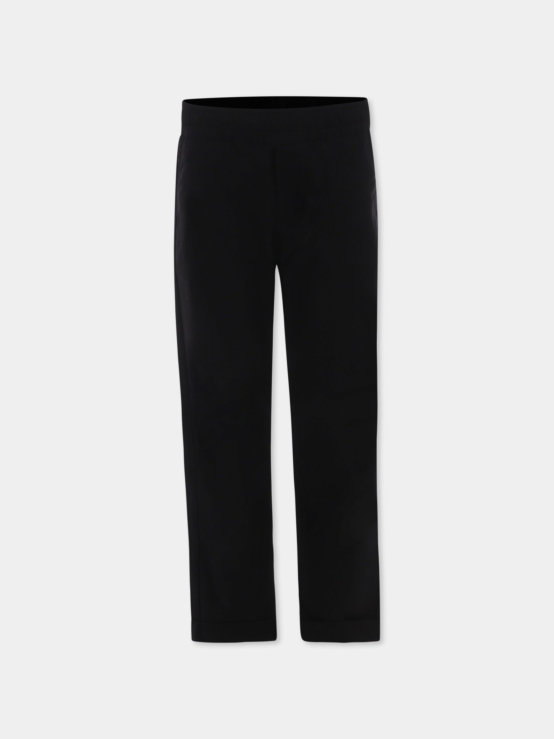 Pantaloni neri per bambino con logo,Msgm Kids,S5MSJBPA297 110