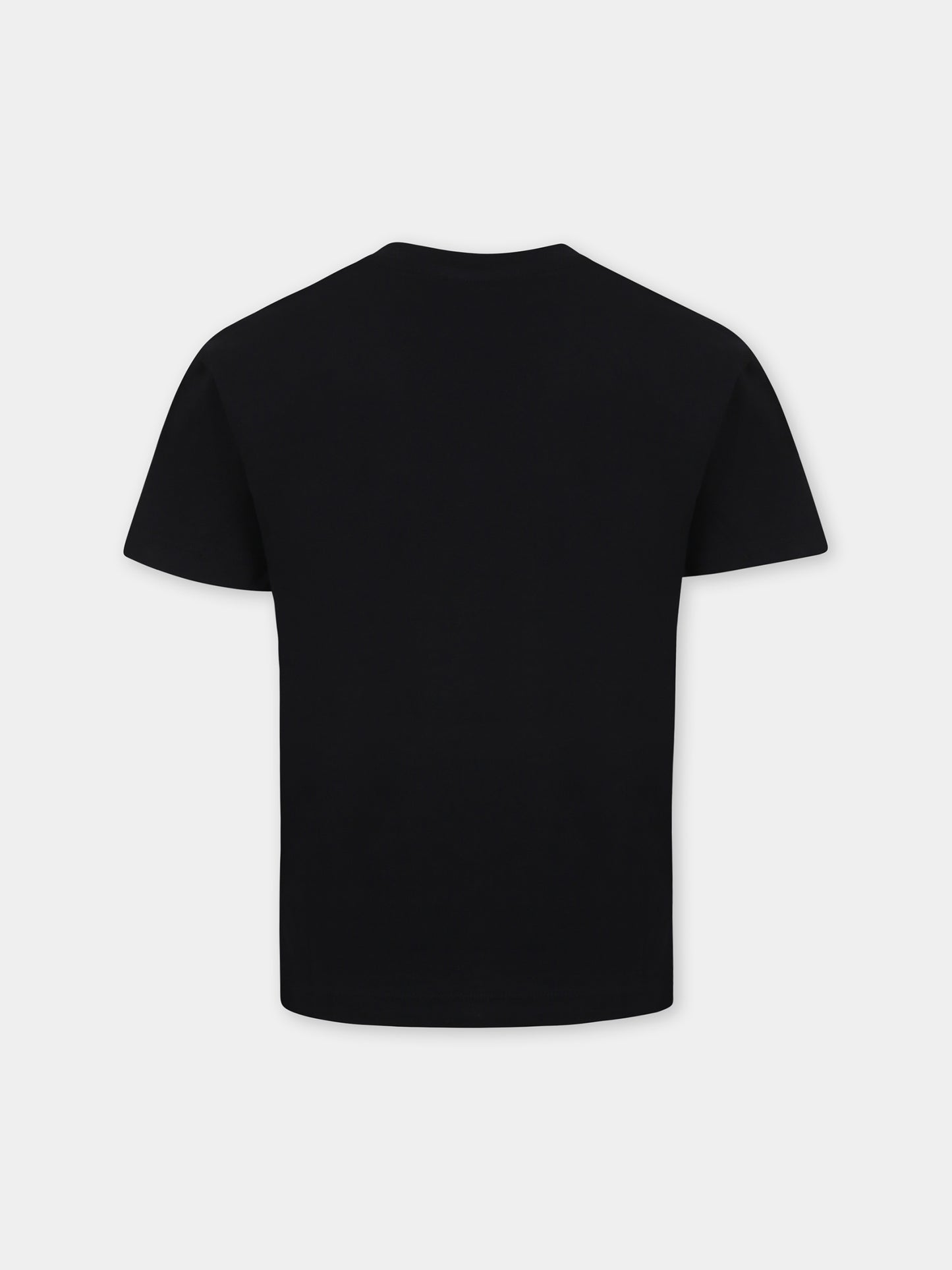 Black t-shirt for kids with logo