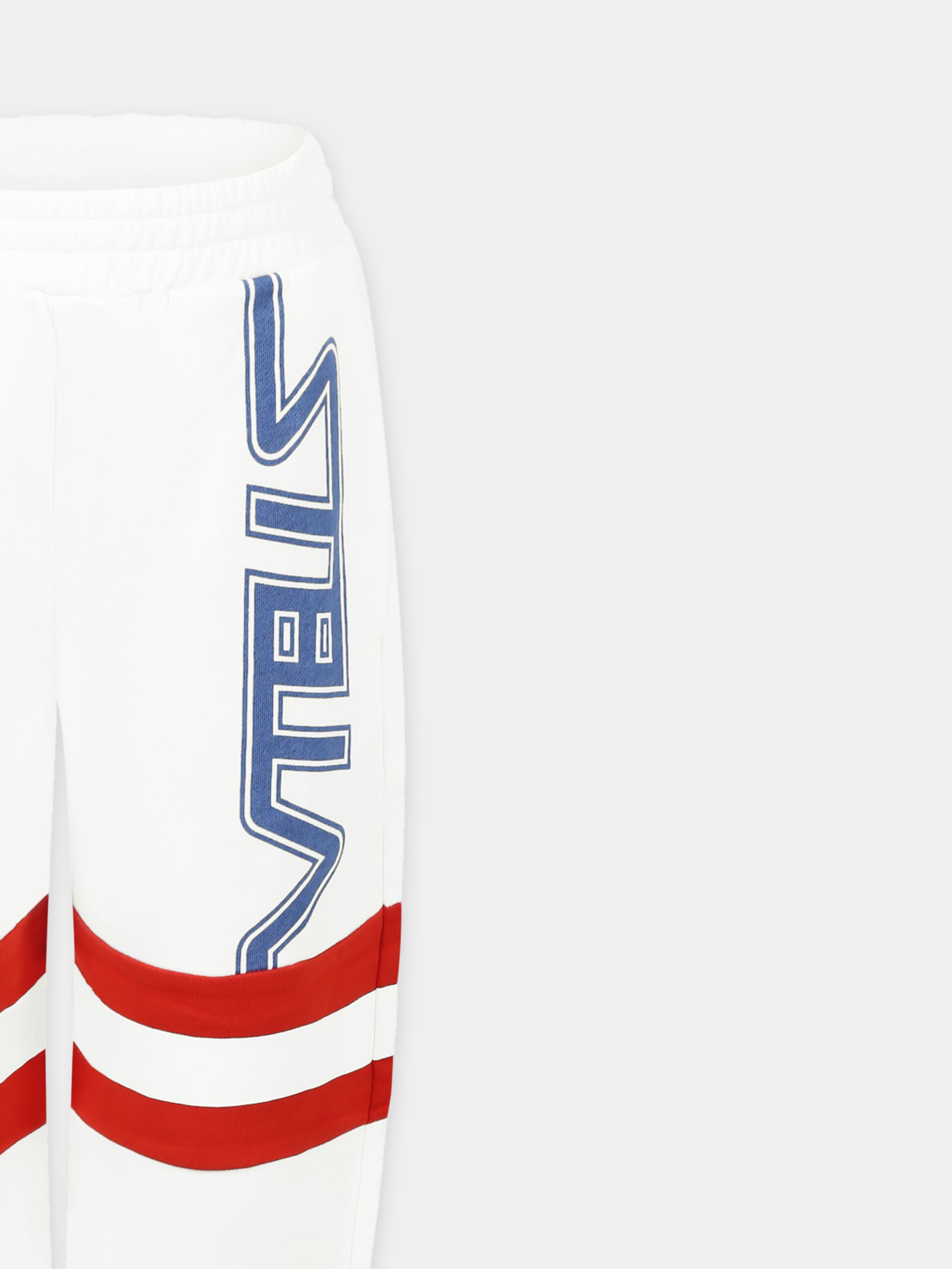 Pantaloni bianchi per bambino con logo,Stella Mccartney Kids,TW6R70 Z0499 101