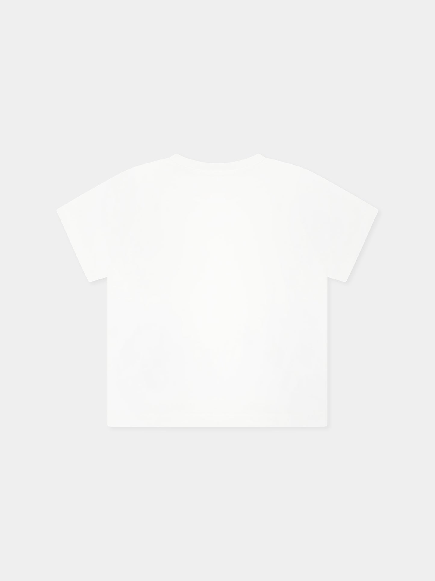 T-shirt bianca per neonato con rana,Stella Mccartney Kids,TW8541 Z0434 101