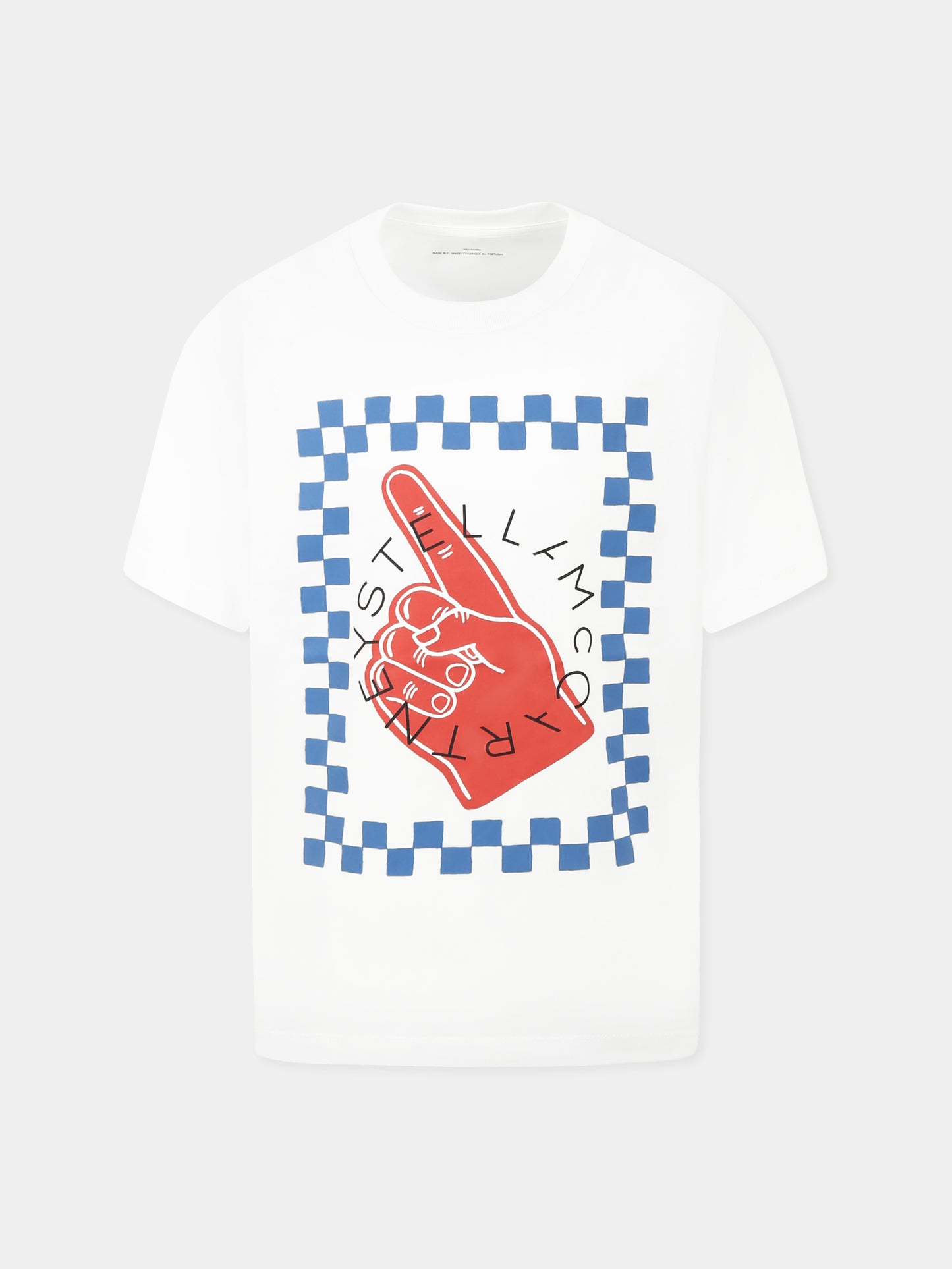 T-shirt bianca per bambino con logo,Stella Mccartney Kids,TW8R71 Z0434 100