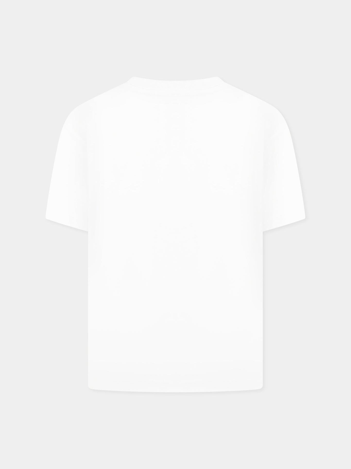 T-shirt bianca per bambino con logo,Stella Mccartney Kids,TW8R71 Z0434 100