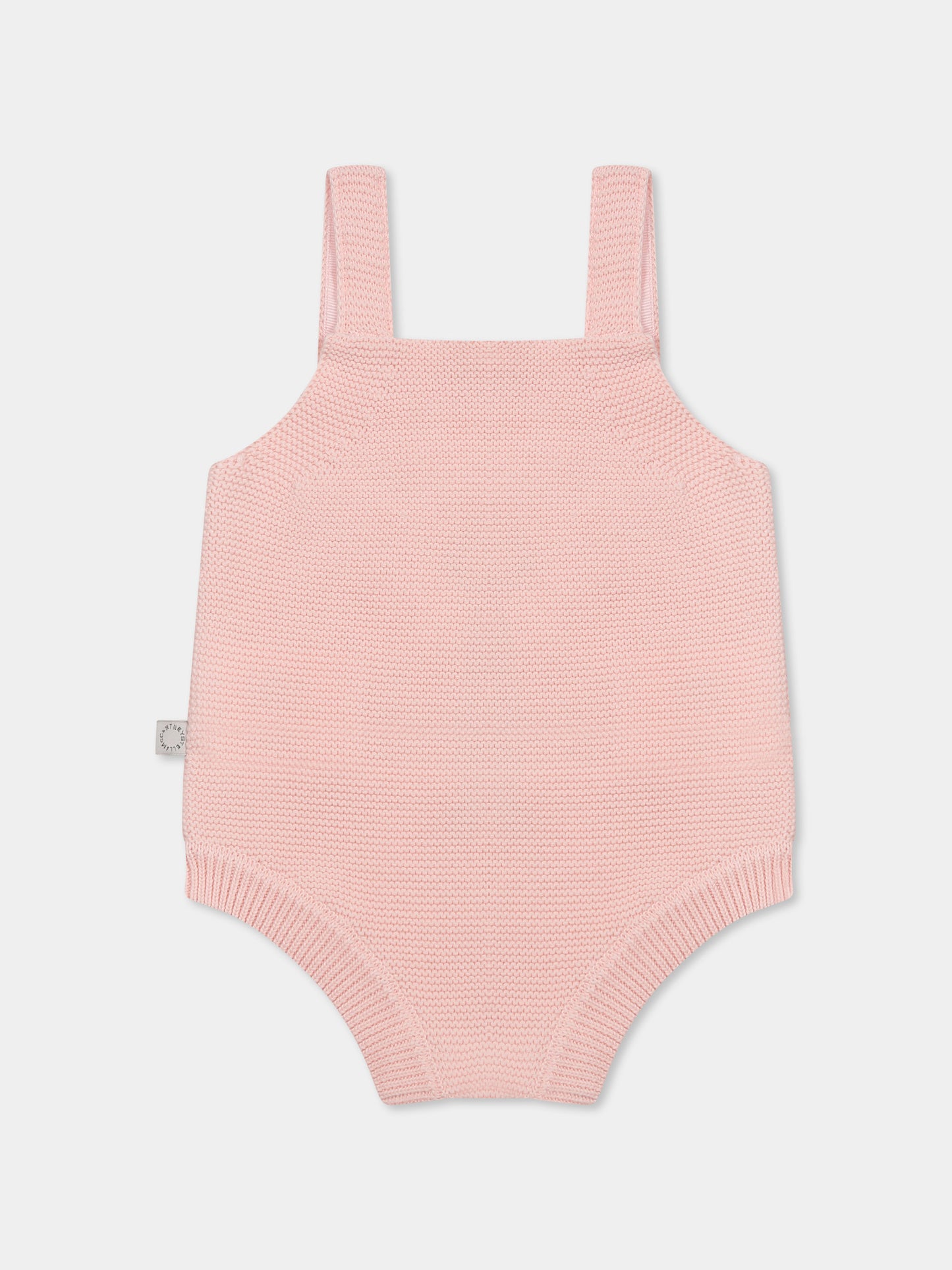 Body rosa per neonata con fiore,Stella Mccartney Kids,TWA082 Z2423 551