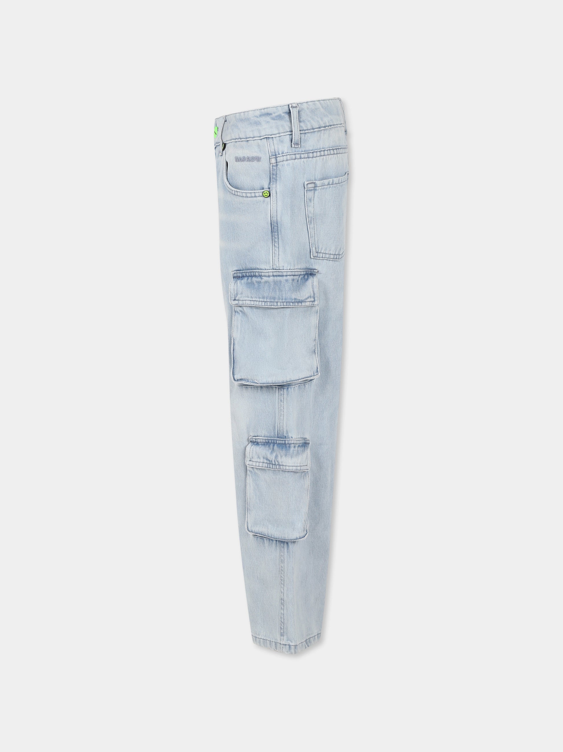 Jeans denim per bambini con logo,Barrow,S5BKJUDP004 172