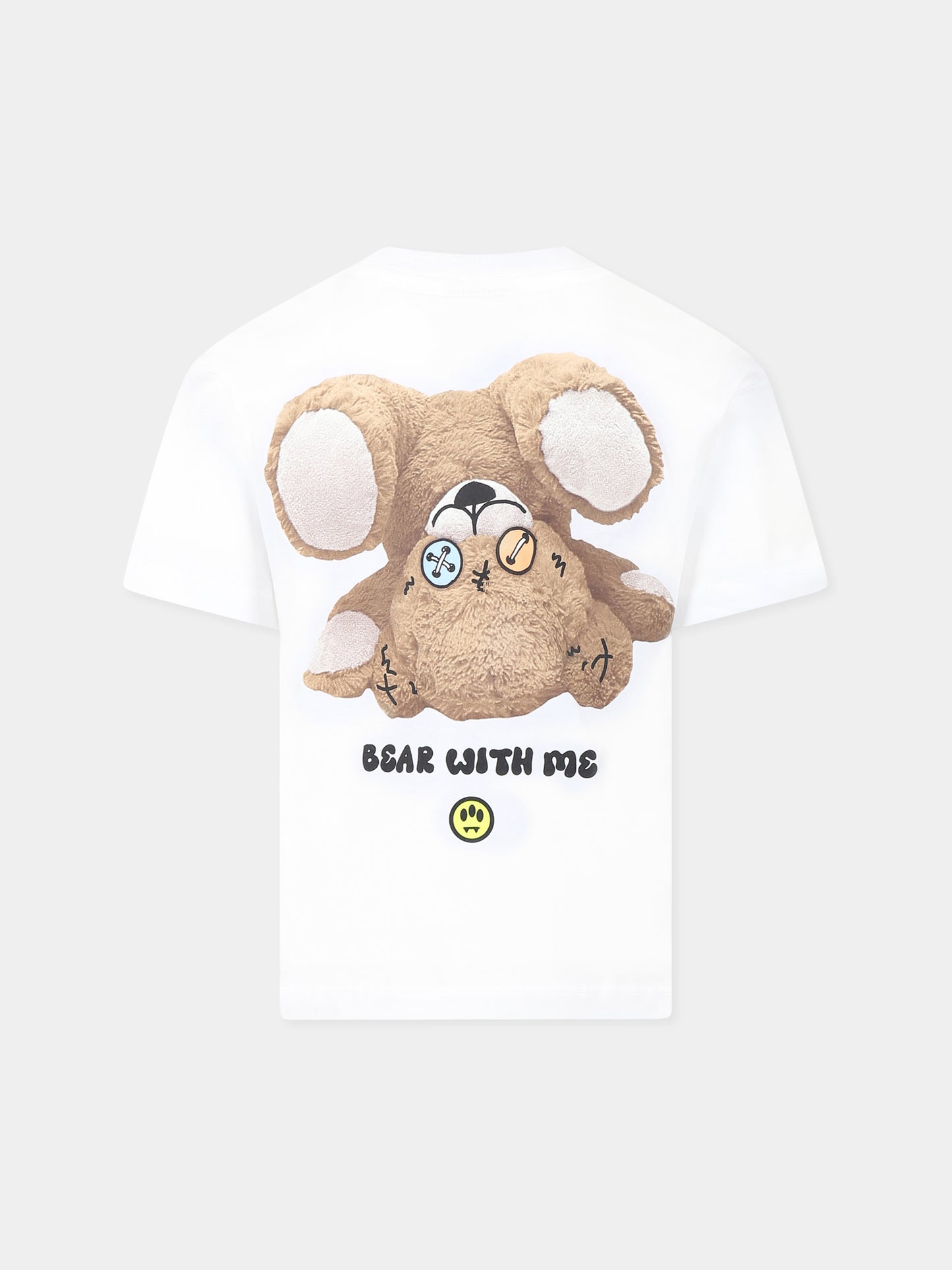 White t-shirt for kids with logo