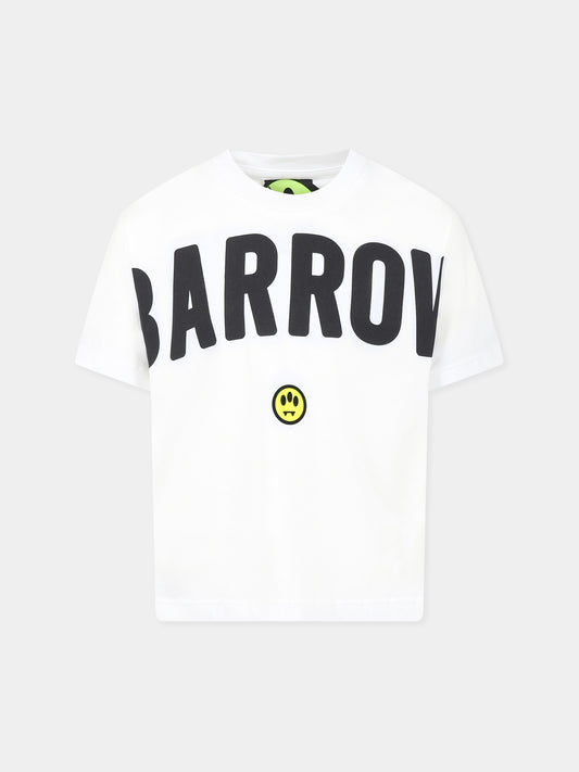 Green t-shirt for kids with logo