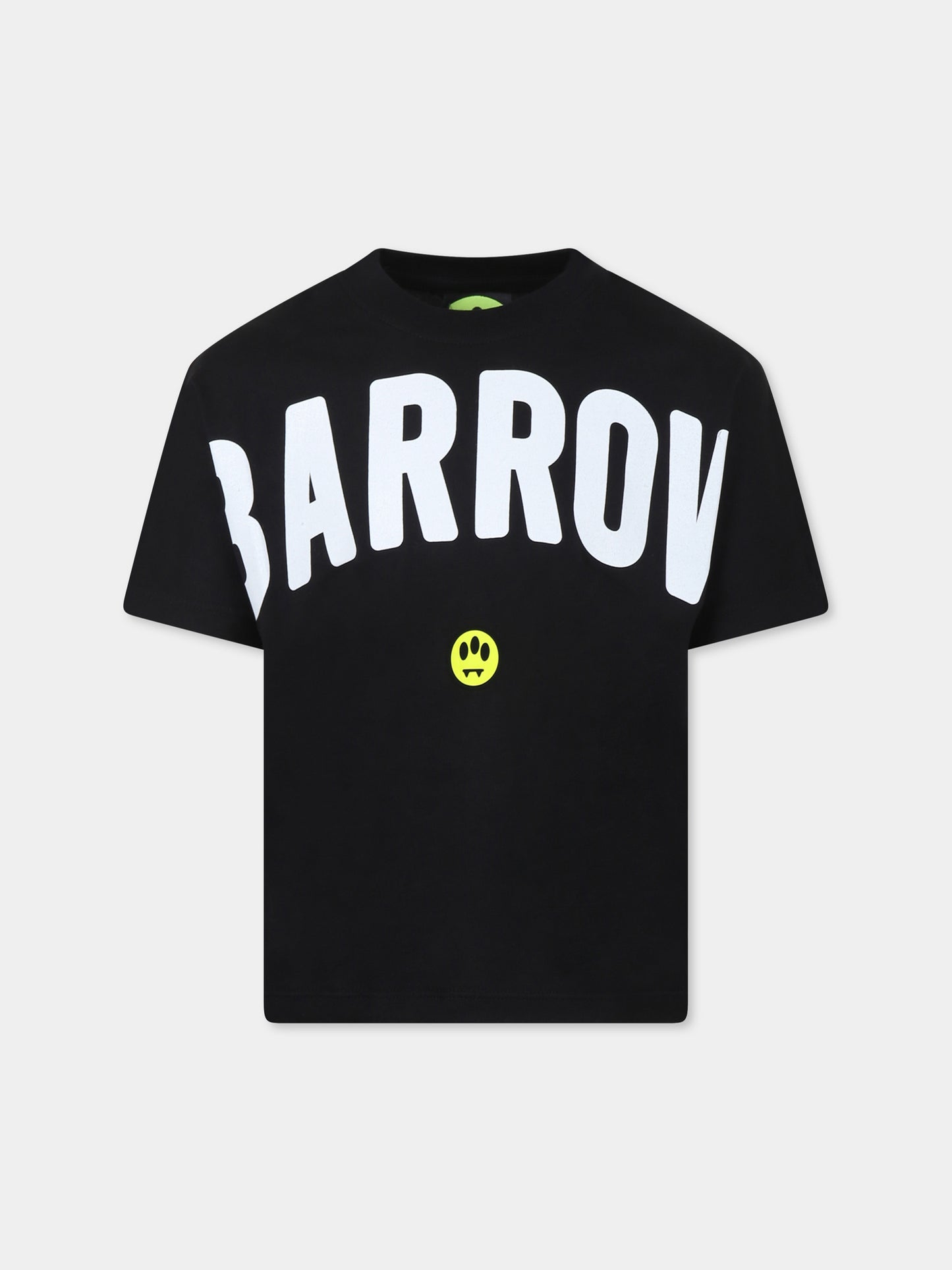 Black t-shirt for kids with logo
