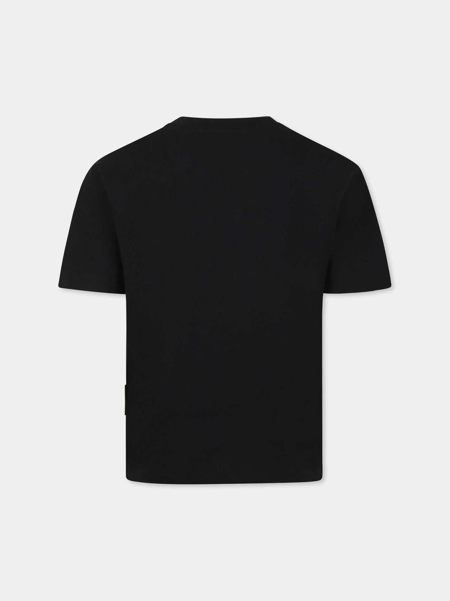 Black t-shirt for kids with logo