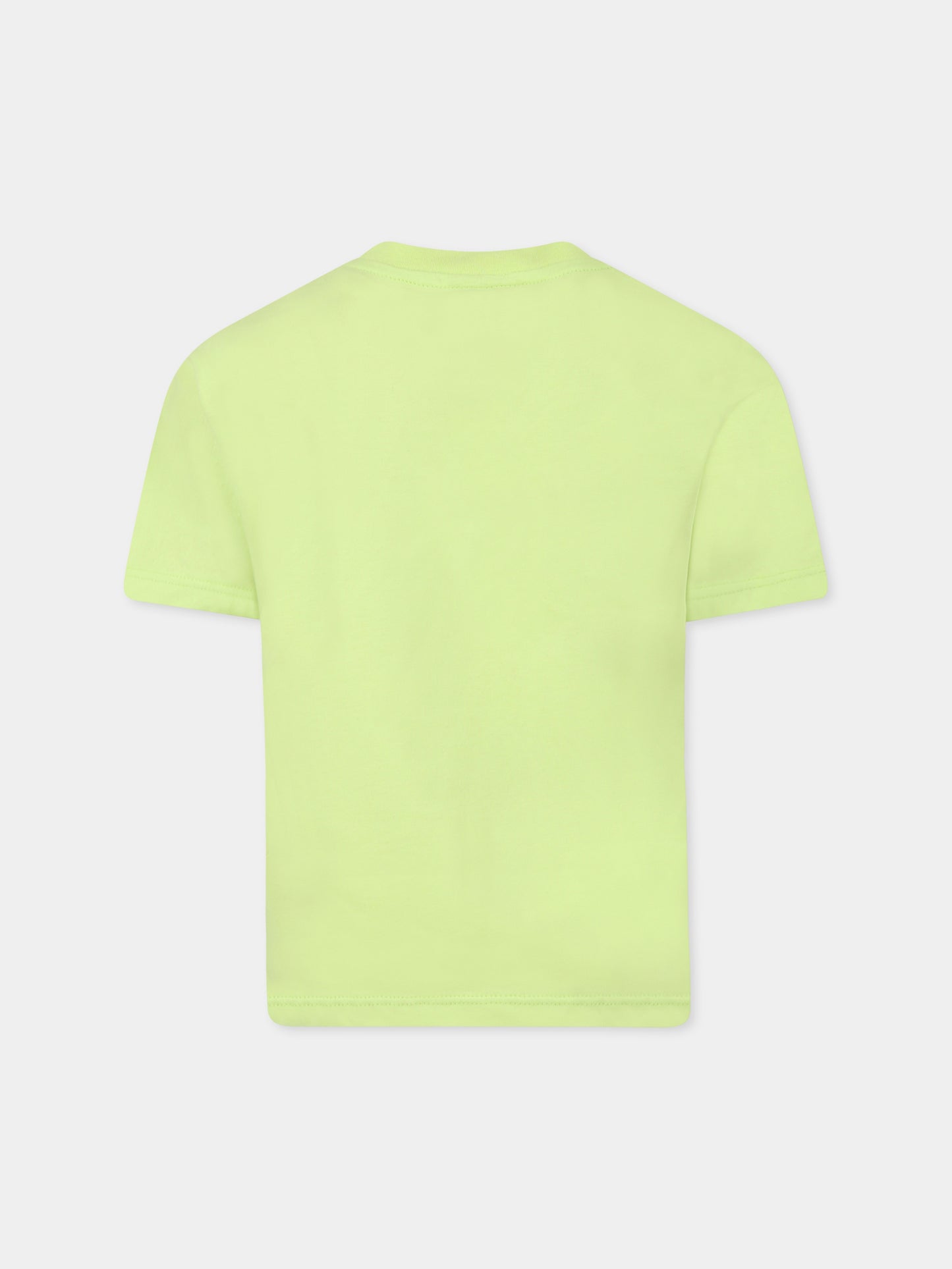 Green t-shirt for kids with logo
