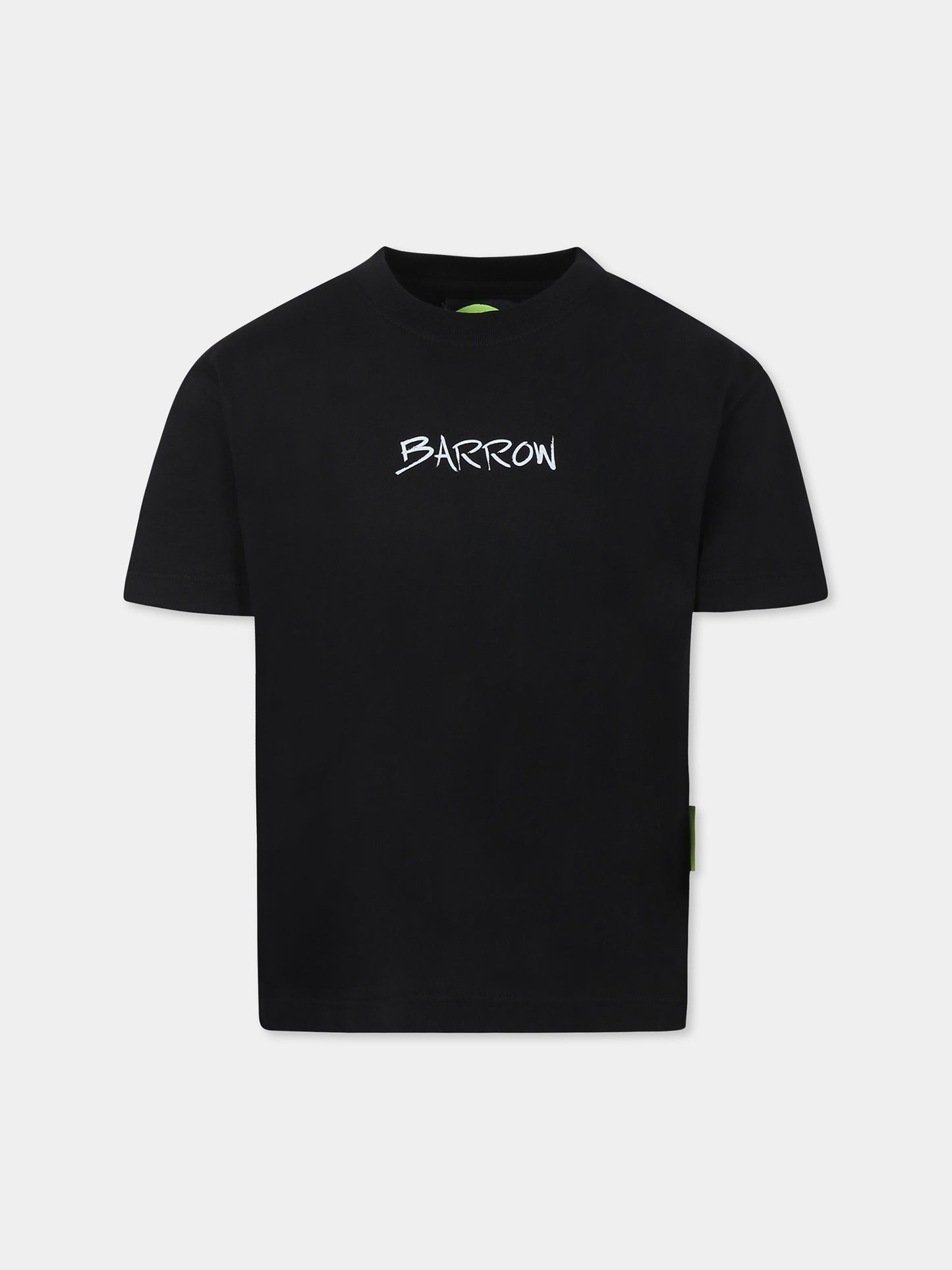 Black t-shirt for kids with logo