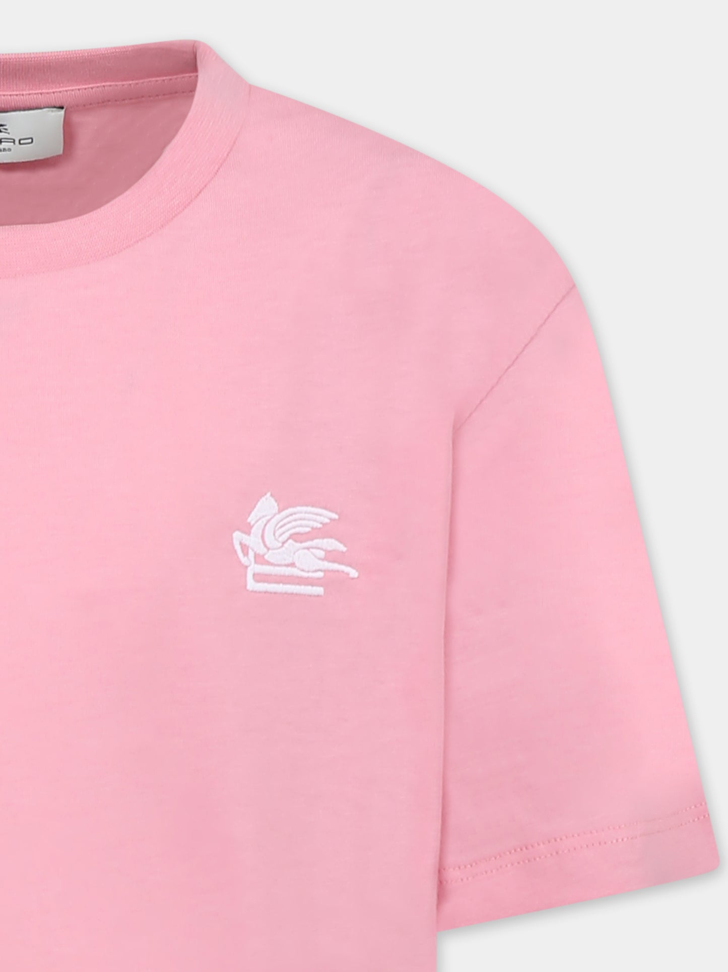 Pink t-shirt for girl Pegasus