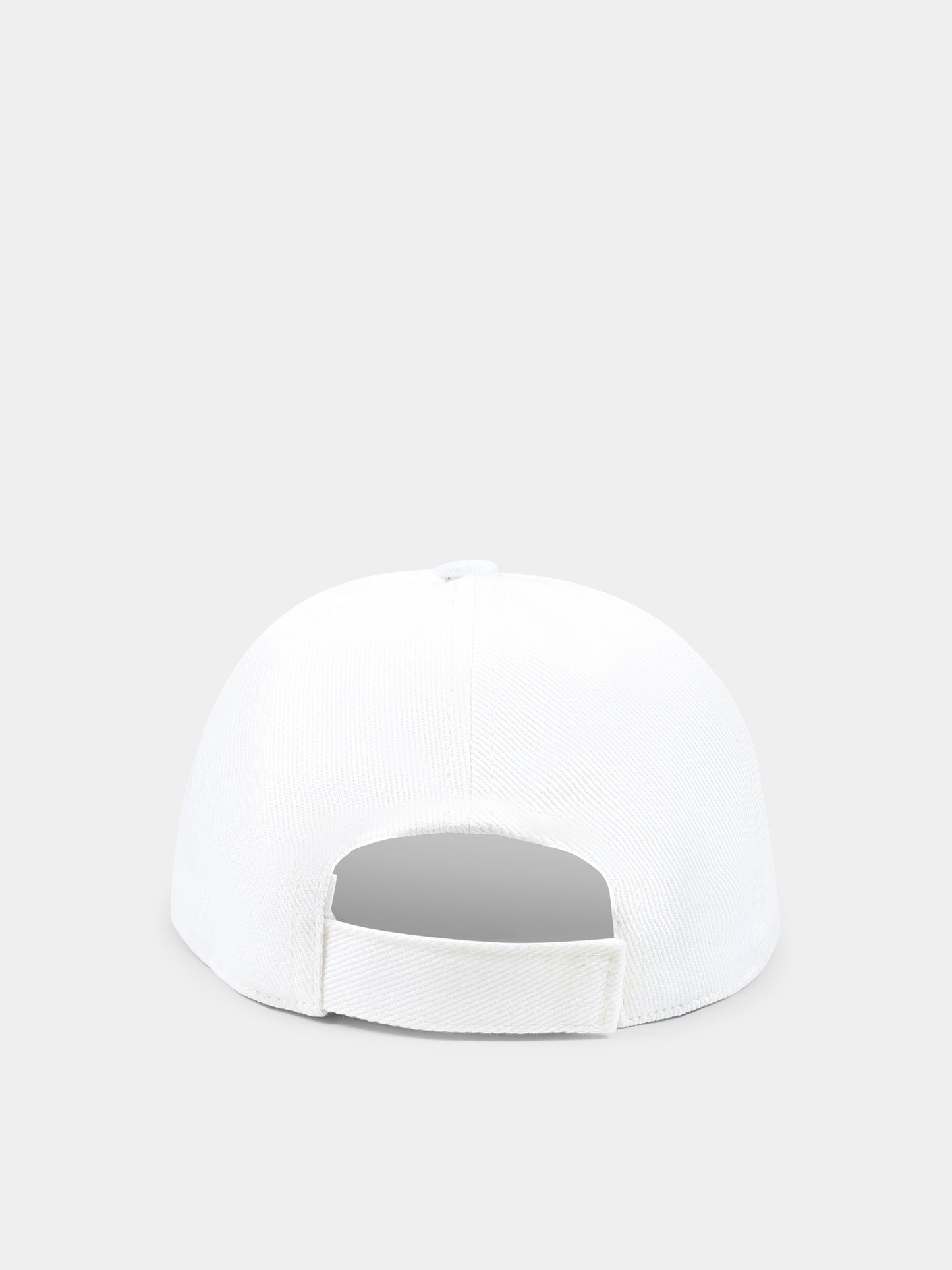 White hat for boy with motif chevron