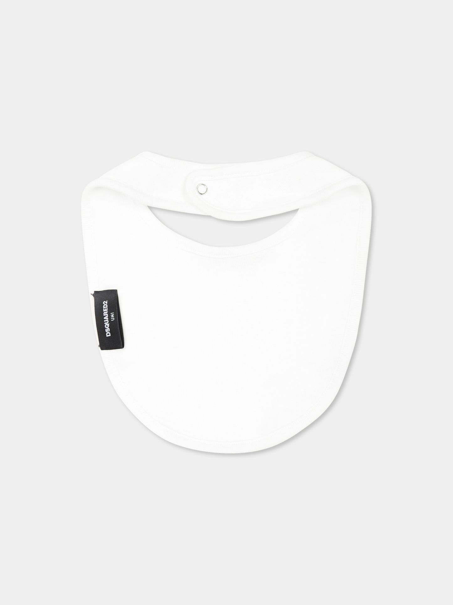 Set body bianco per neonato con logo,Dsquared2,DQ2876 D0A8U D2U100BOX DQ100