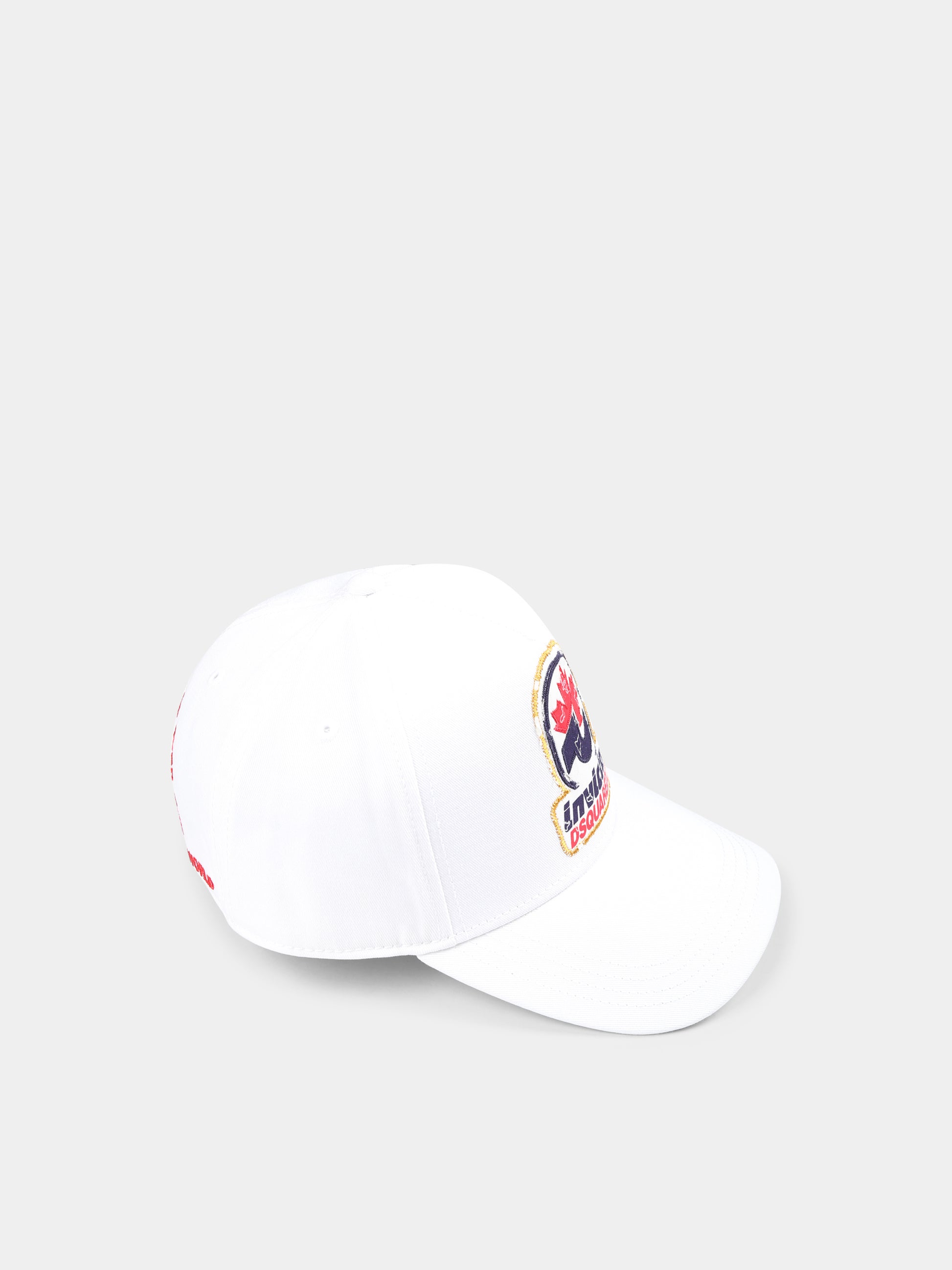 Cappello bianco per bambino con logo,Dsquared2,DQ2926 D0AD6 D2F257U DQ100