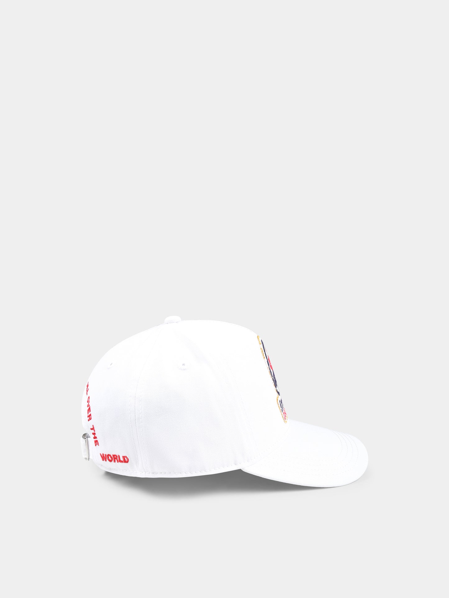 Cappello bianco per bambino con logo,Dsquared2,DQ2926 D0AD6 D2F257U DQ100