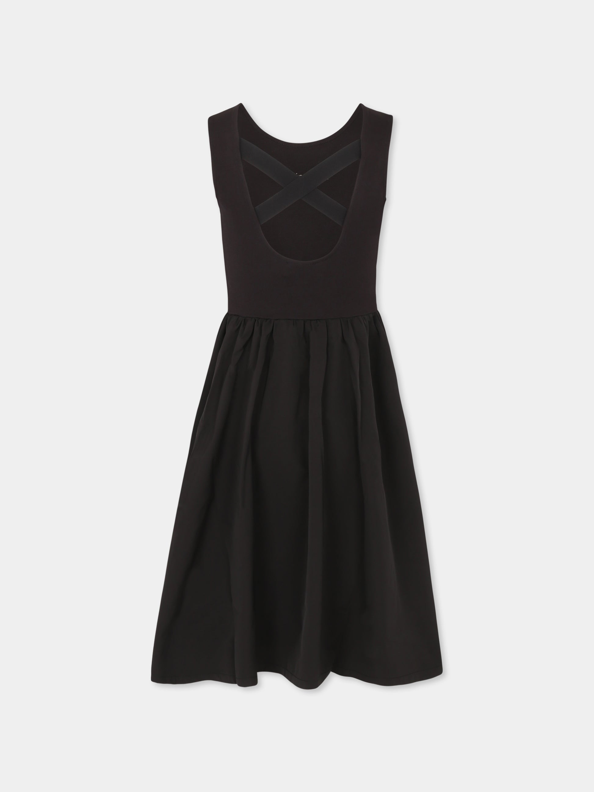 Vestito nero per bambina con logo,Calvin Klein Kids,25S CKIG0IG02908J IG0IG02908 BEH