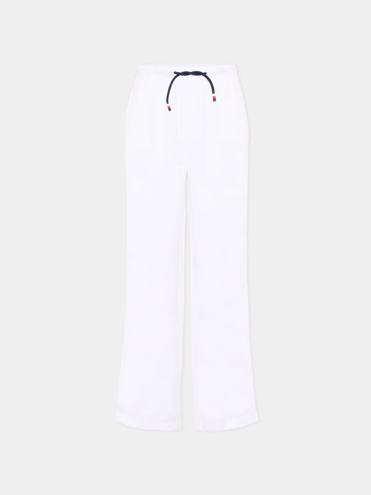 Pantaloni casual bianchi per bambino,Tommy Hilfiger Junior,KB0KB09640 YBR