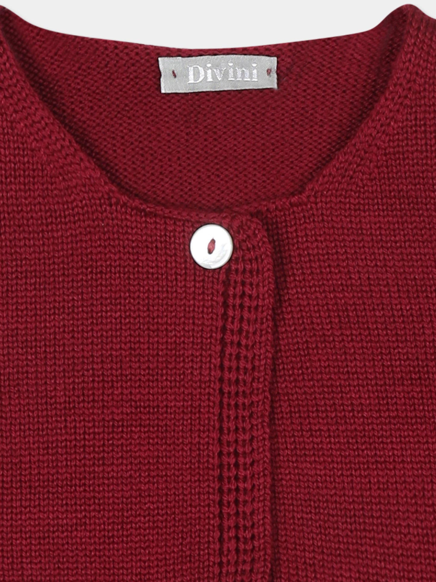 Cardigan bordeaux per neonati,Divini,DVI MG 00201