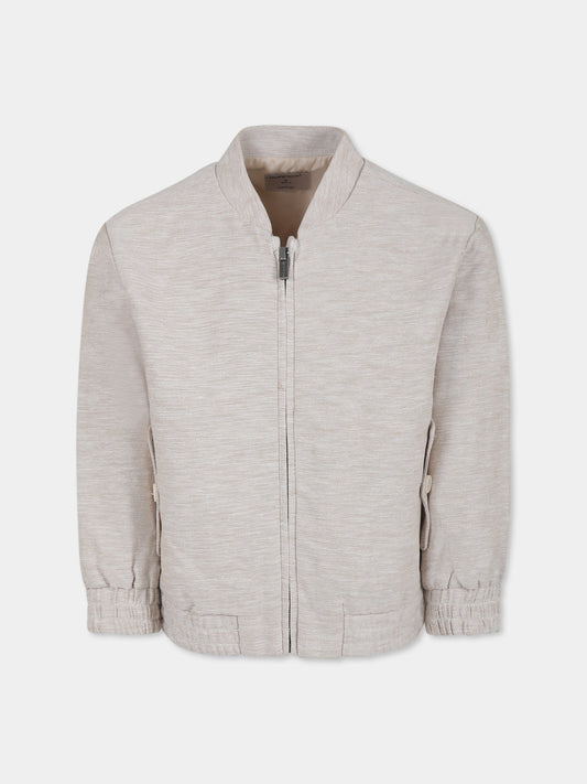 Bomber beige per bambino,Mayoral,3420 030