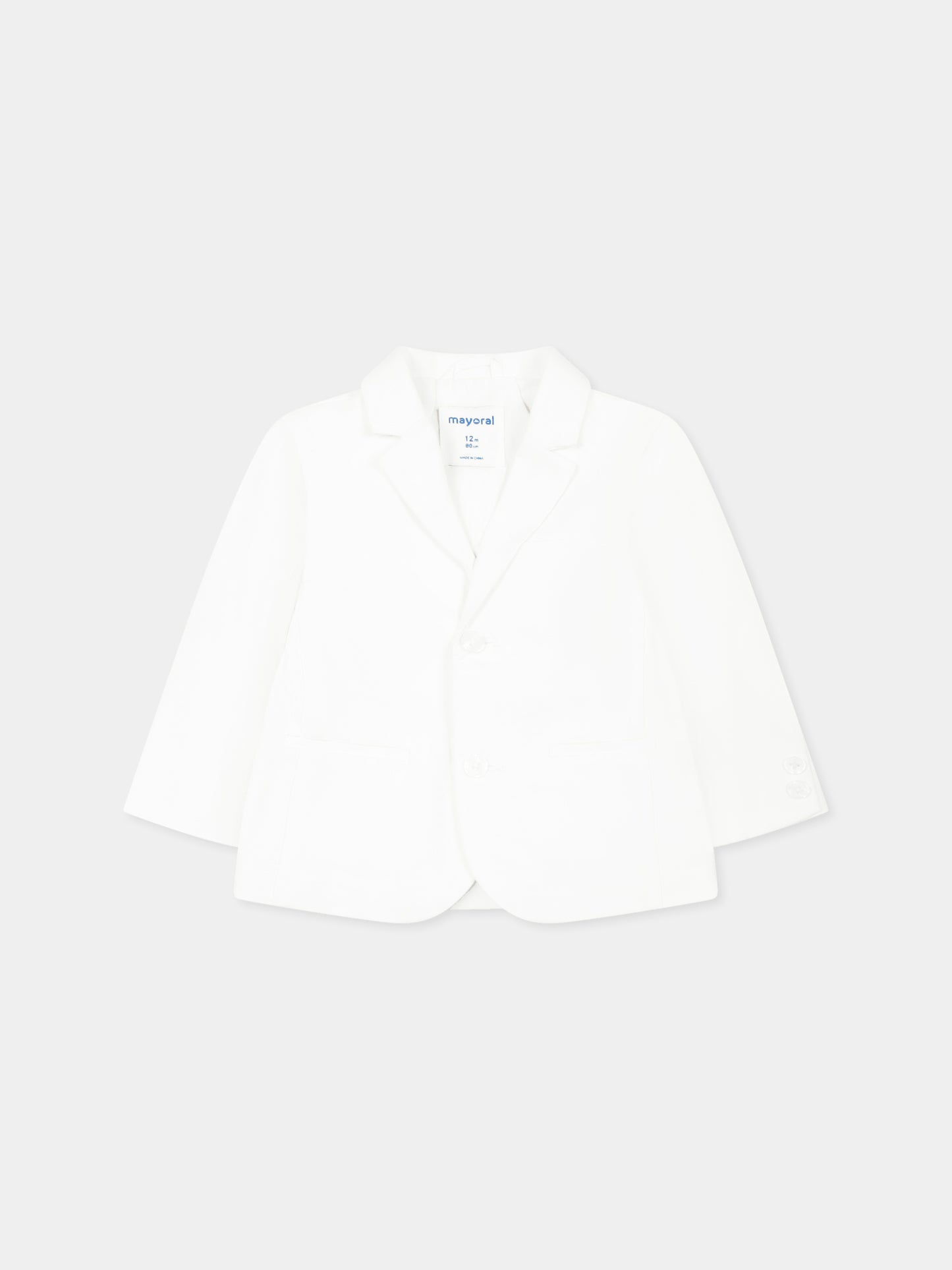Giacca bianca per neonato,Mayoral,1470 054