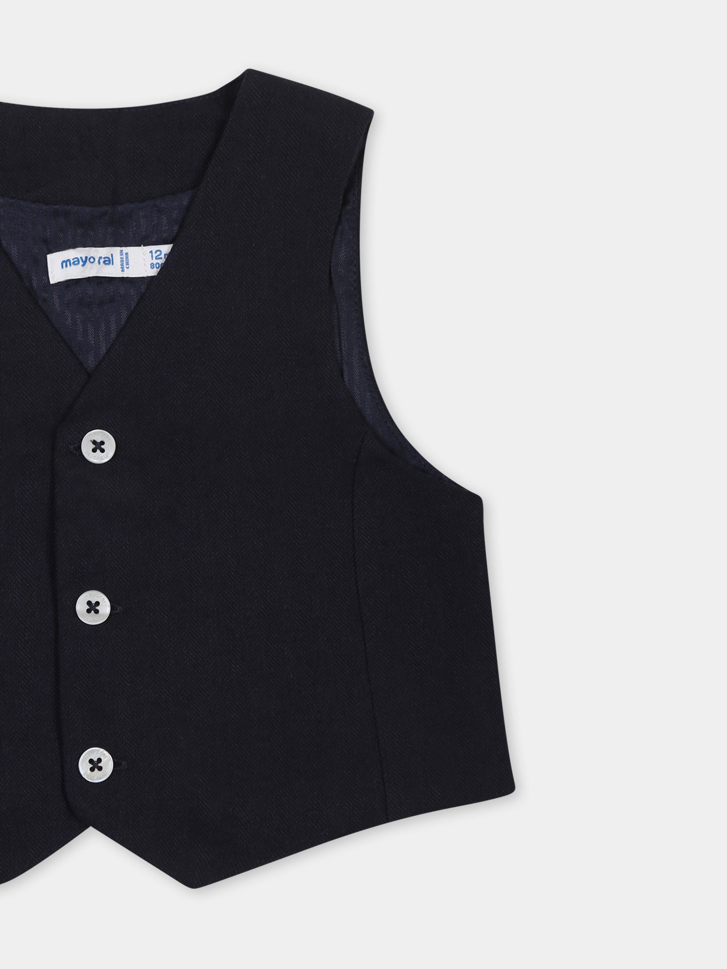 Panciotto blu per neonato,Mayoral,1303 048