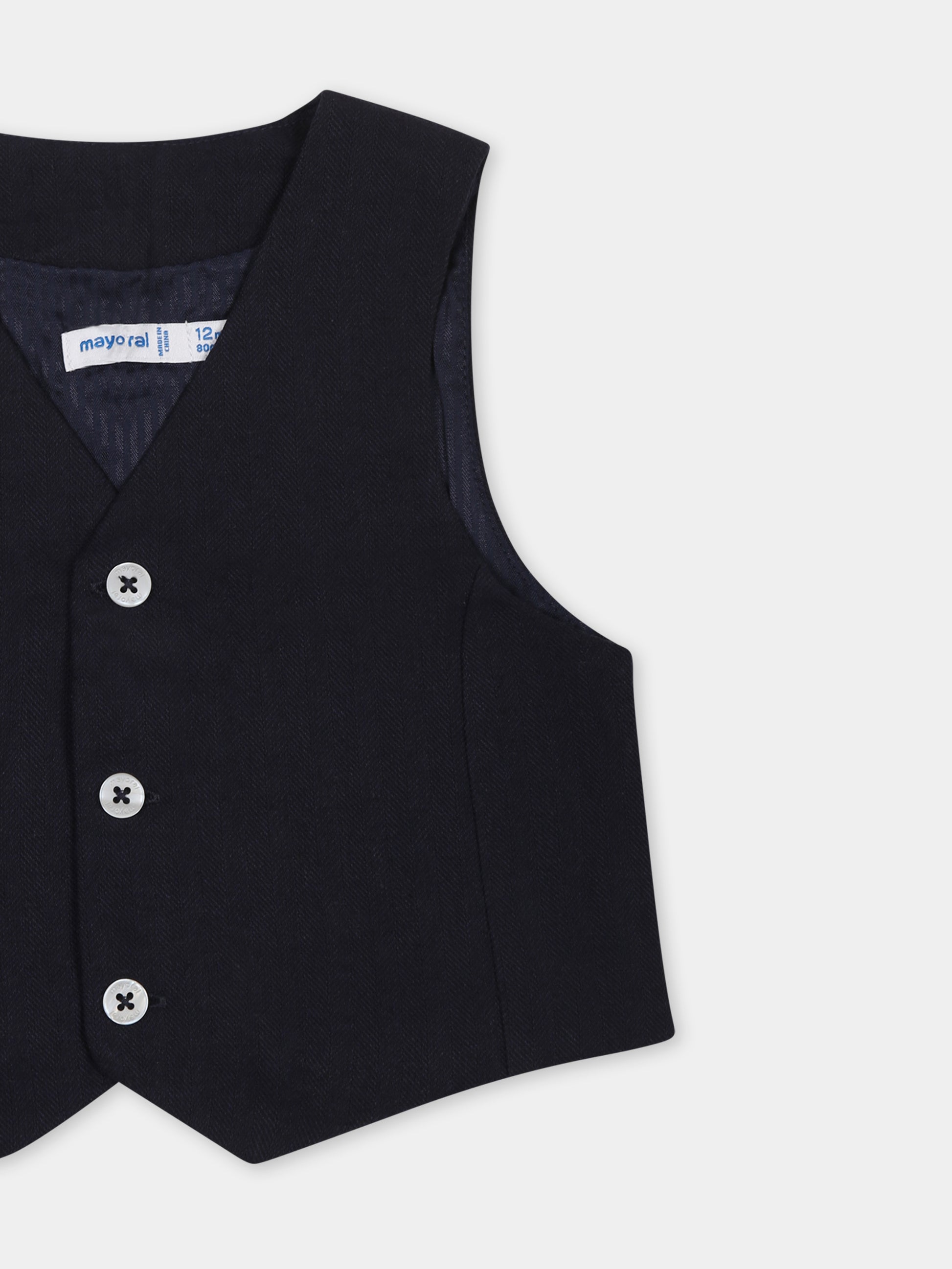 Panciotto blu per neonato,Mayoral,1303 048