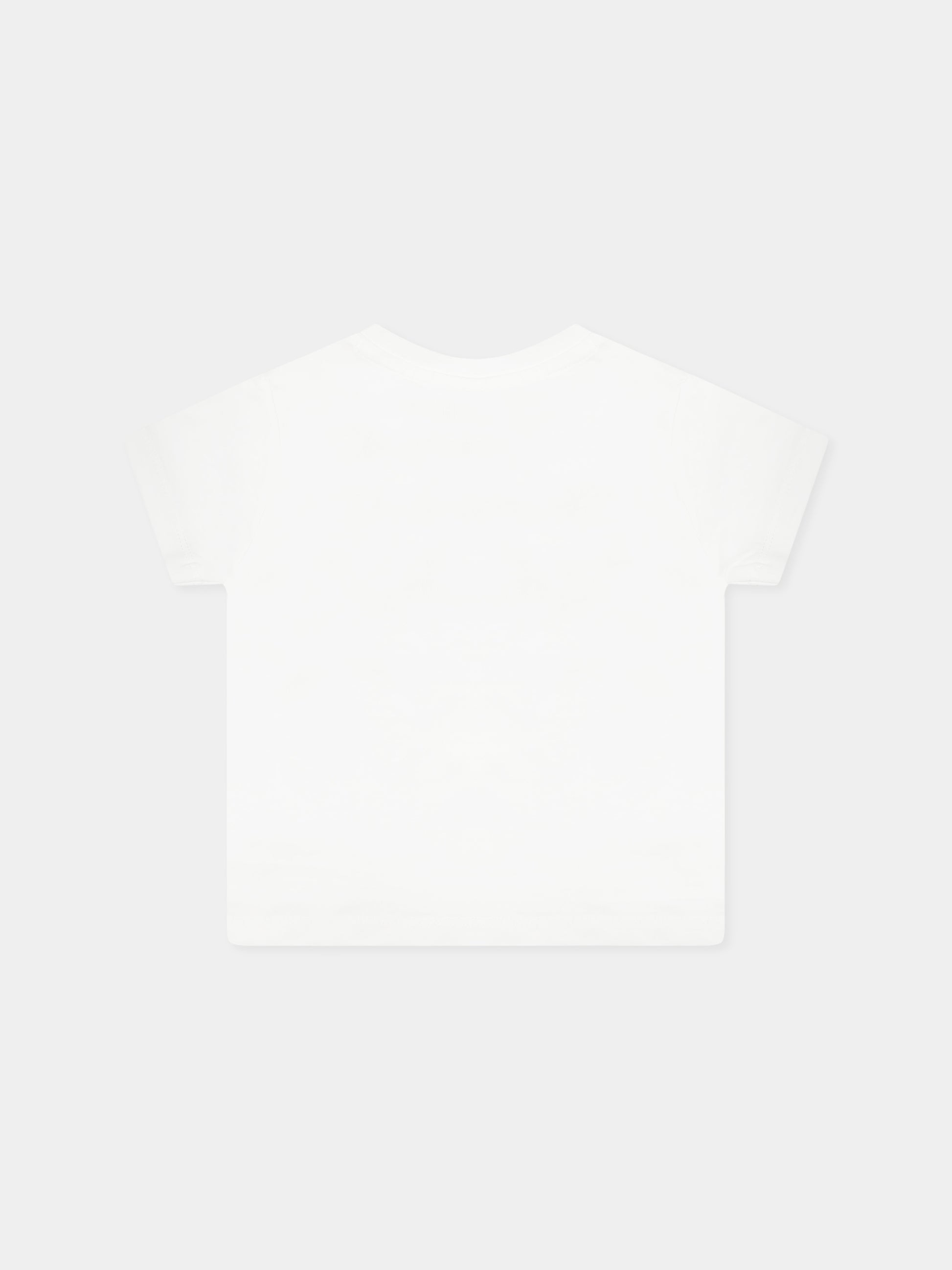 T-shirt bianca per neonato con tigre,Mayoral,1055 019