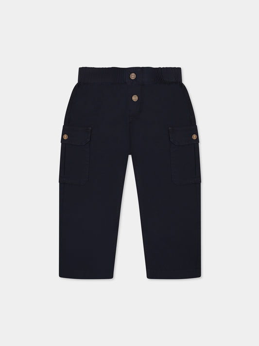 Blue trousers for baby boy