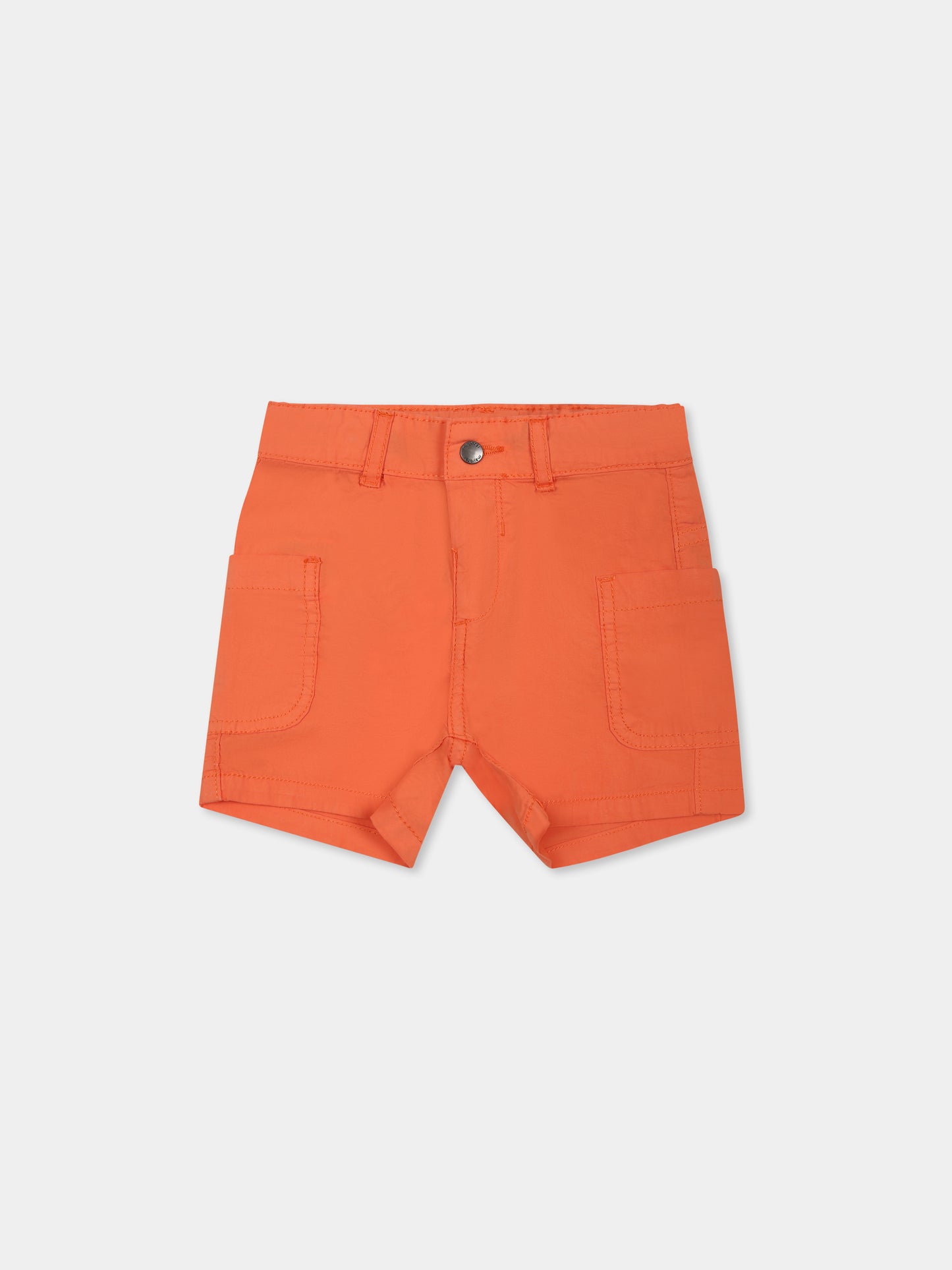 Shorts arancioni per neonato,Mayoral,1245 018