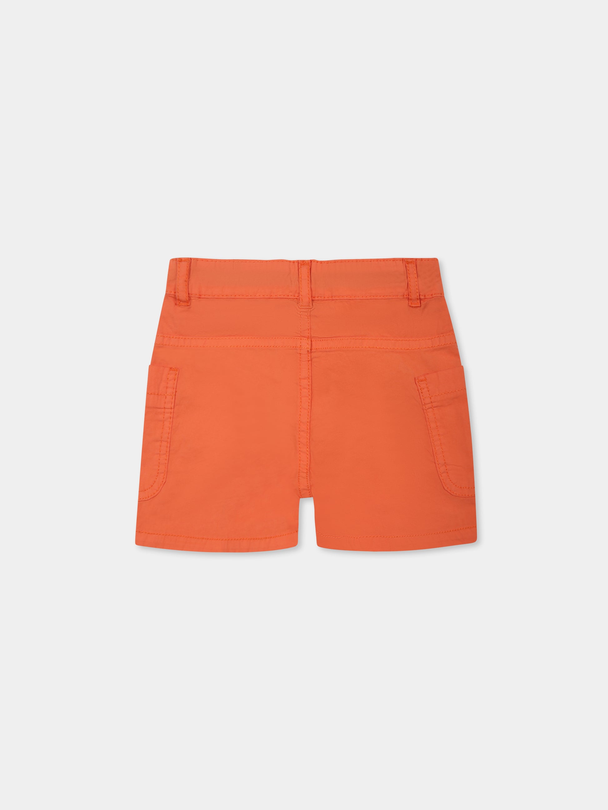 Shorts arancioni per neonato,Mayoral,1245 018