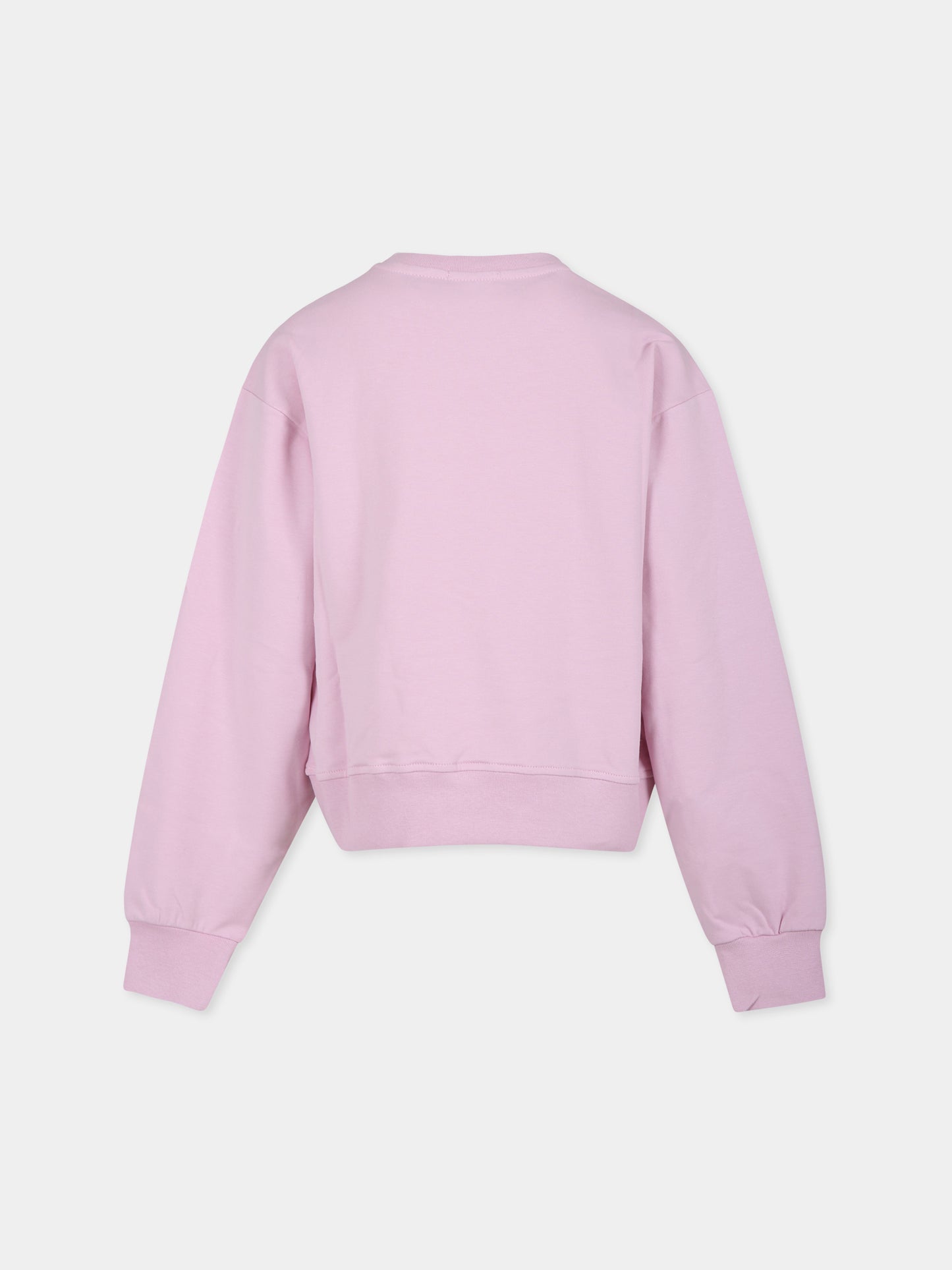 Felpa rosa per bambina con logo,Pinko,S4PIJGSW185 042