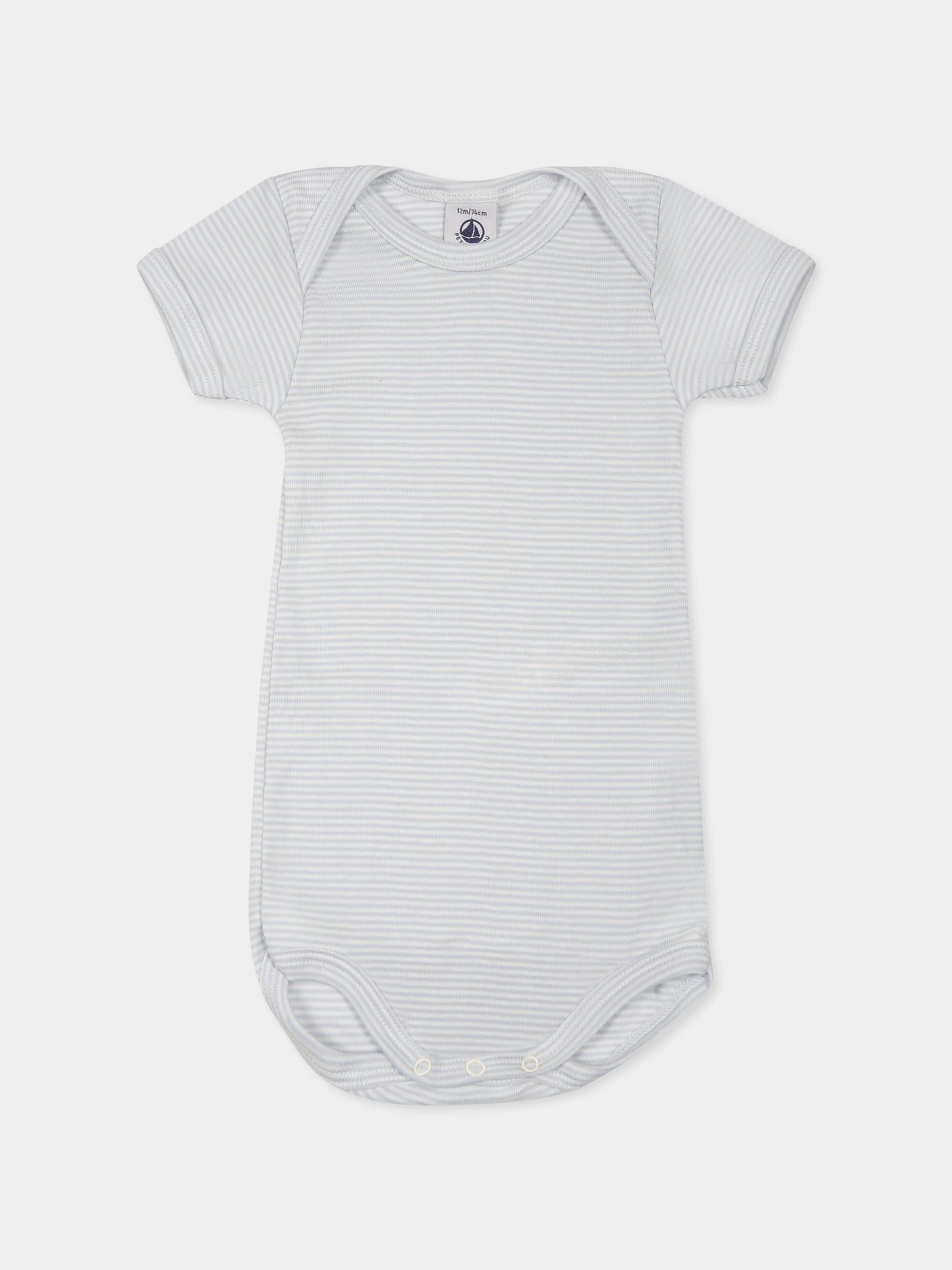 Set body bianco per neonati con cuori,Petit Bateau,A0CX9 VARIANTE 1 00