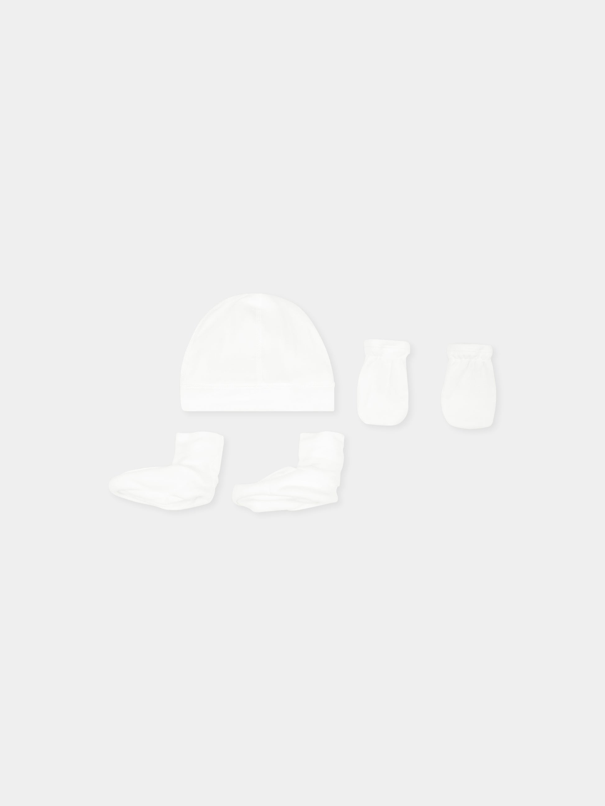 Set accessori bianco per neonati,Petit Bateau,A0AS0 VARIANTE 1 00