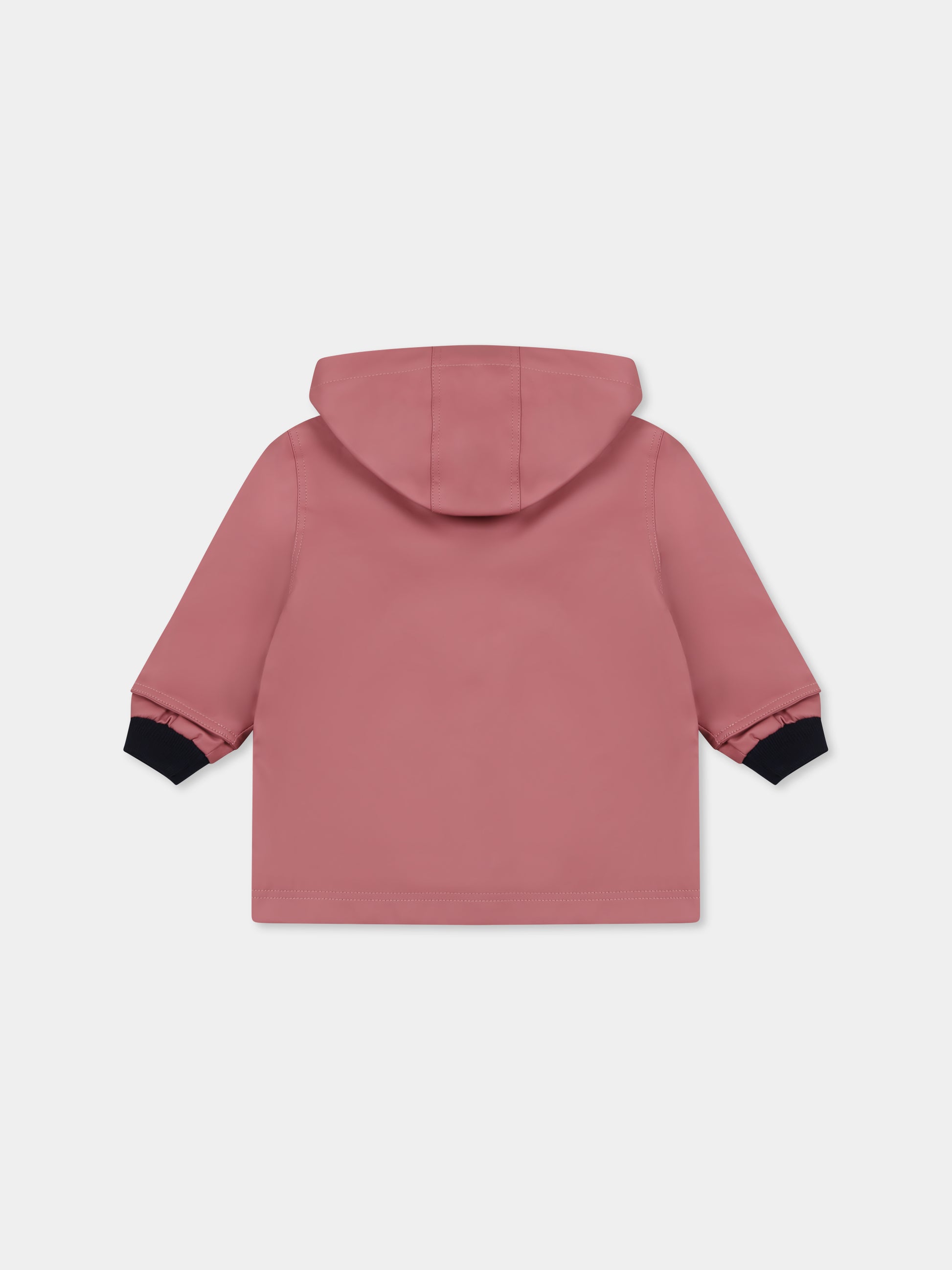 Impermeabile rosa per neonata,Petit Bateau,A0B4R ROSEWOOD 02