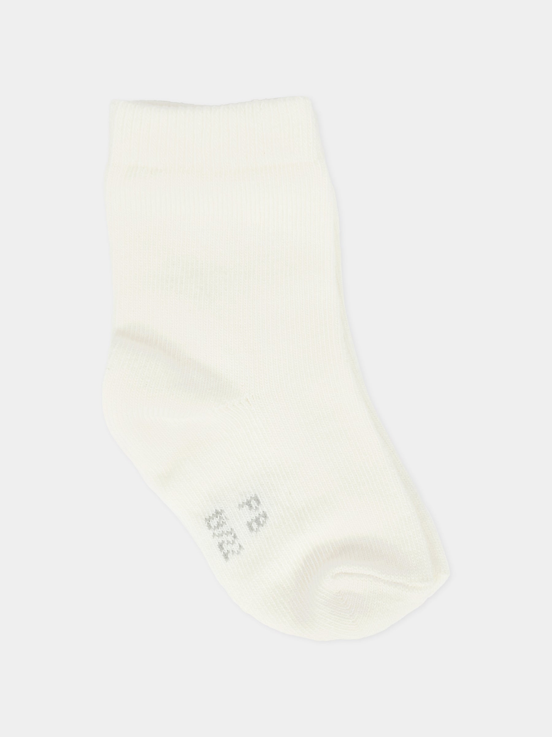 Set calzini bianchi per bambini con cuori,Petit Bateau,A0AZK VARIANTE 1 01