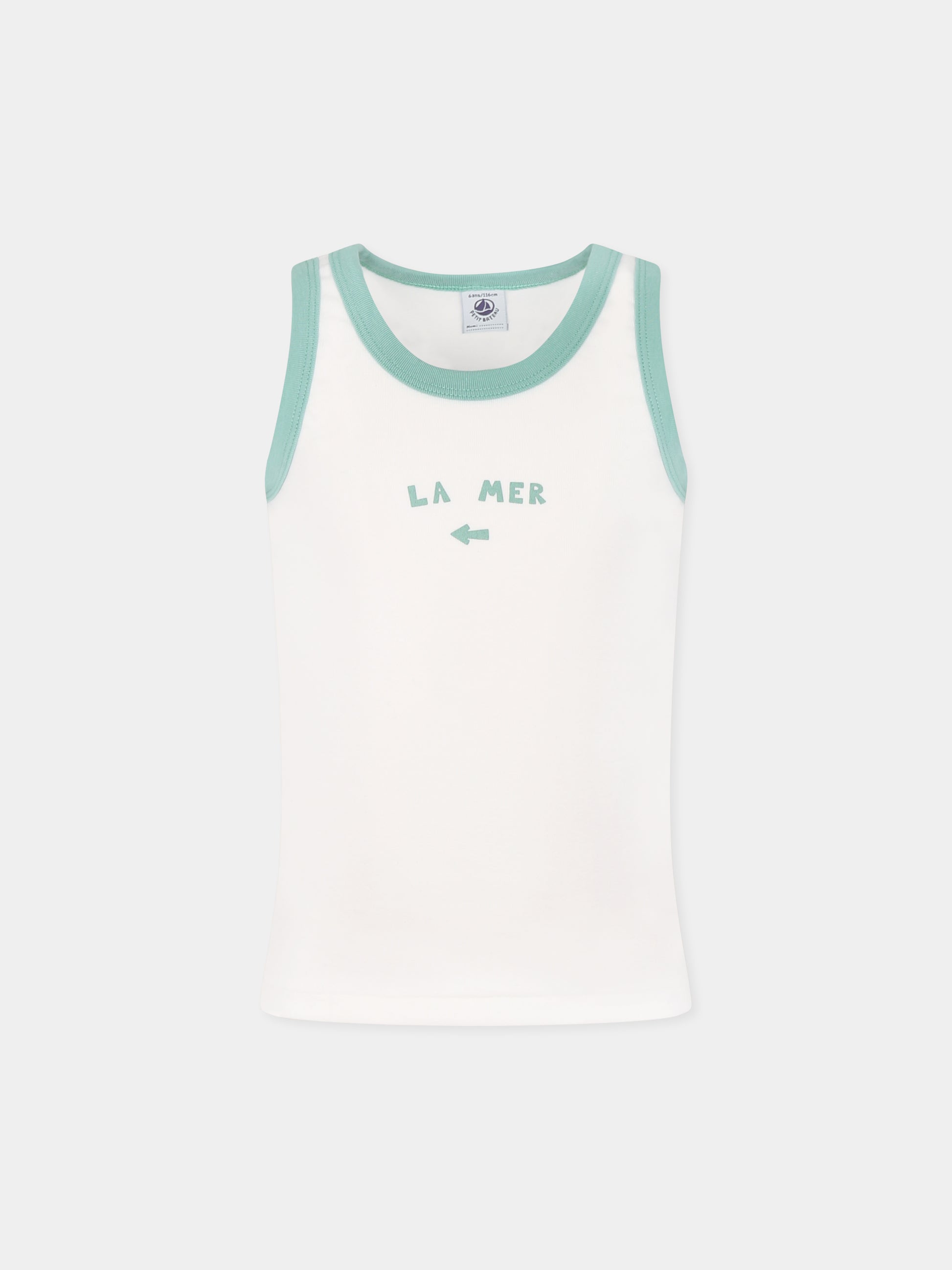 Set canottiera multicolor per bambino con scritta e stampa,Petit Bateau,A0CSZ VARIANTE 1 00