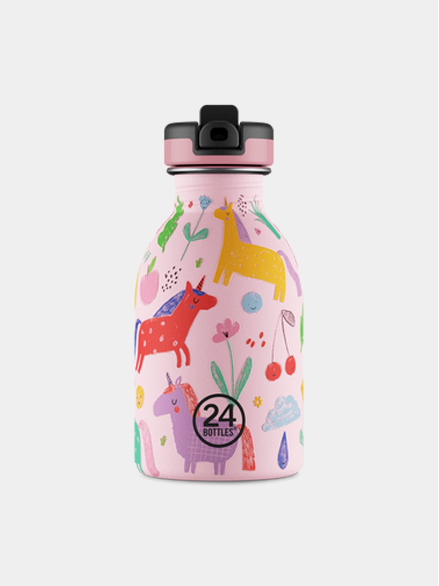 Borraccia rosa Magic Friends 250 ml per bambini,24bottles,001674 URBAN BOTTLE 250 MAGIC FRIENDS