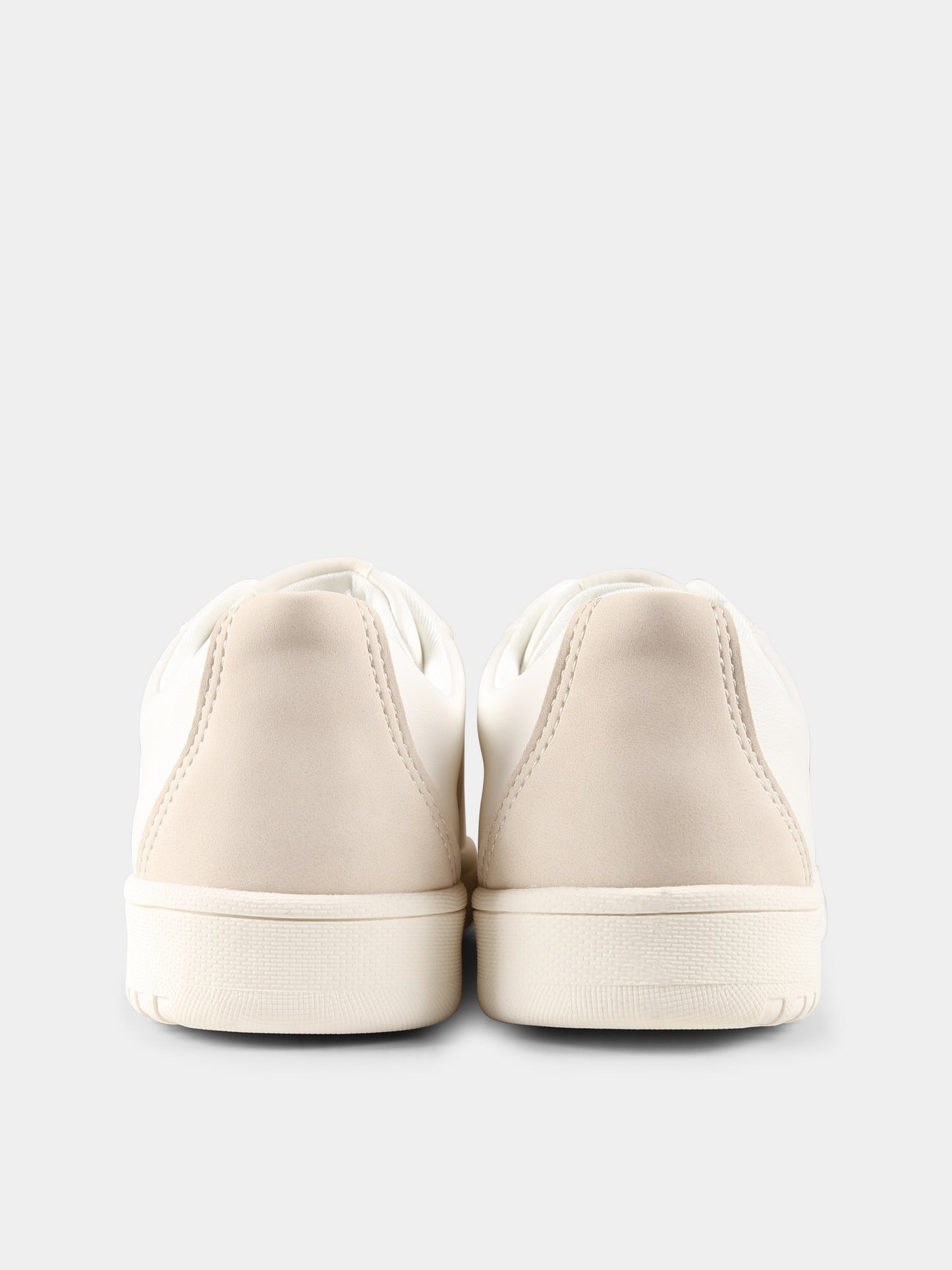 Sneakers avorio per bambini con logo,Calvin Klein Kids,V3X9 82082 1355A472