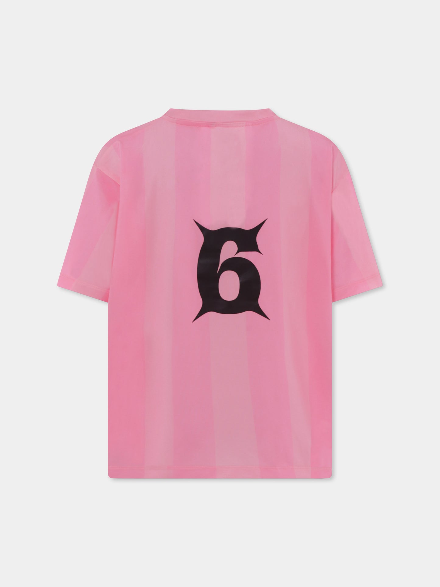 T-shirt rosa per bambina con patch,Caroline Bosmans,SS25 1019 105 0032