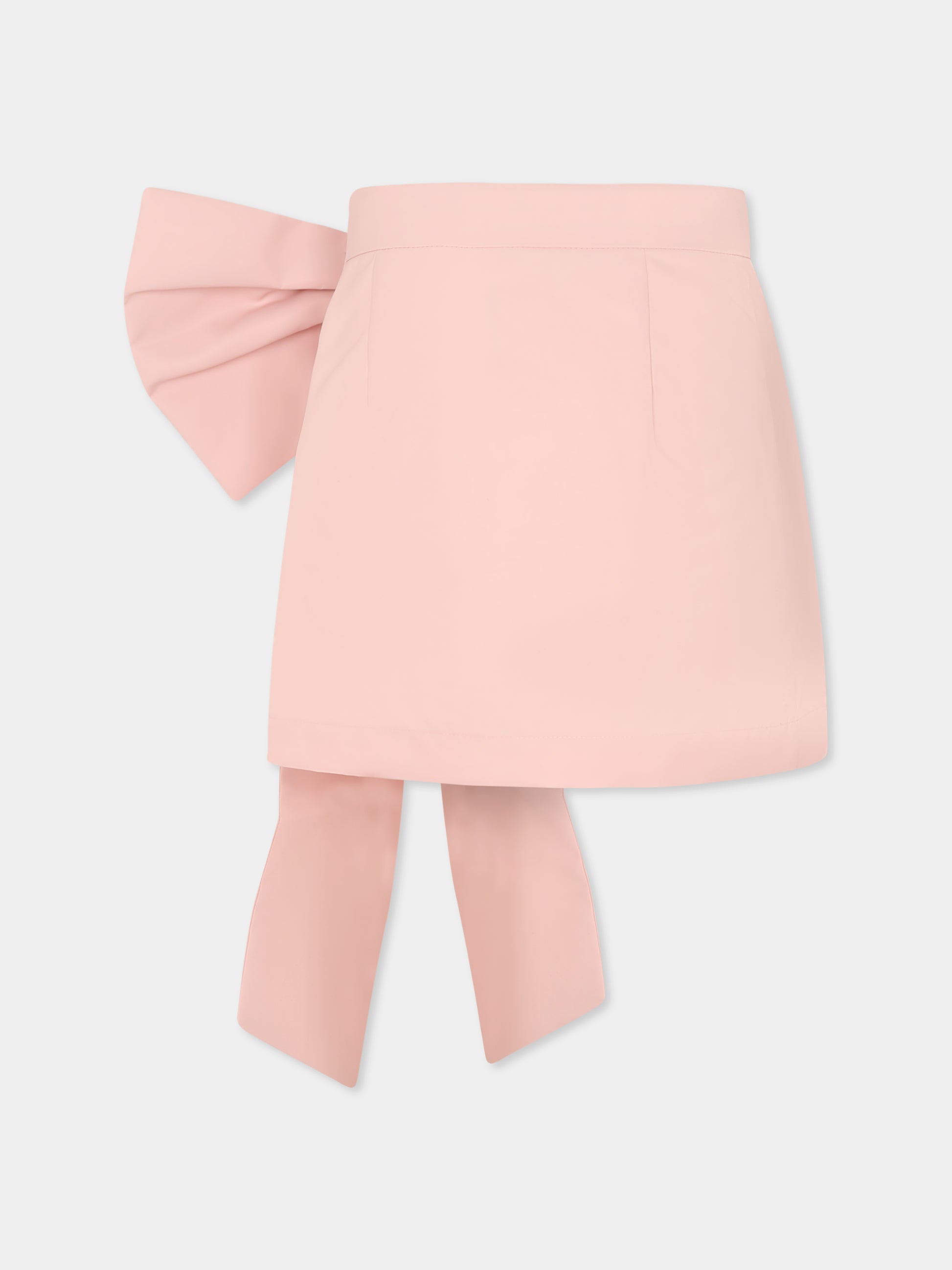 Gonna rosa per bambina con fiocco,Caroline Bosmans,SS25 3018 85 3002